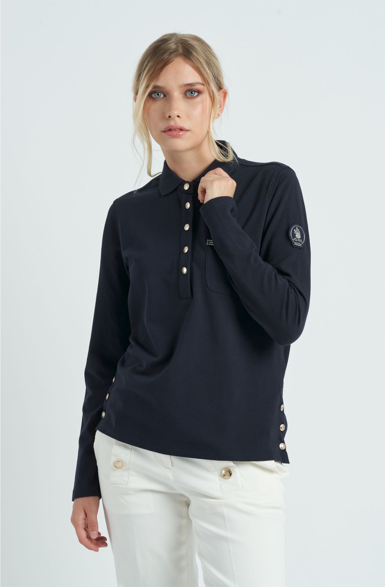 Women's Amerigo Vespucci Cotton Polo Shirt