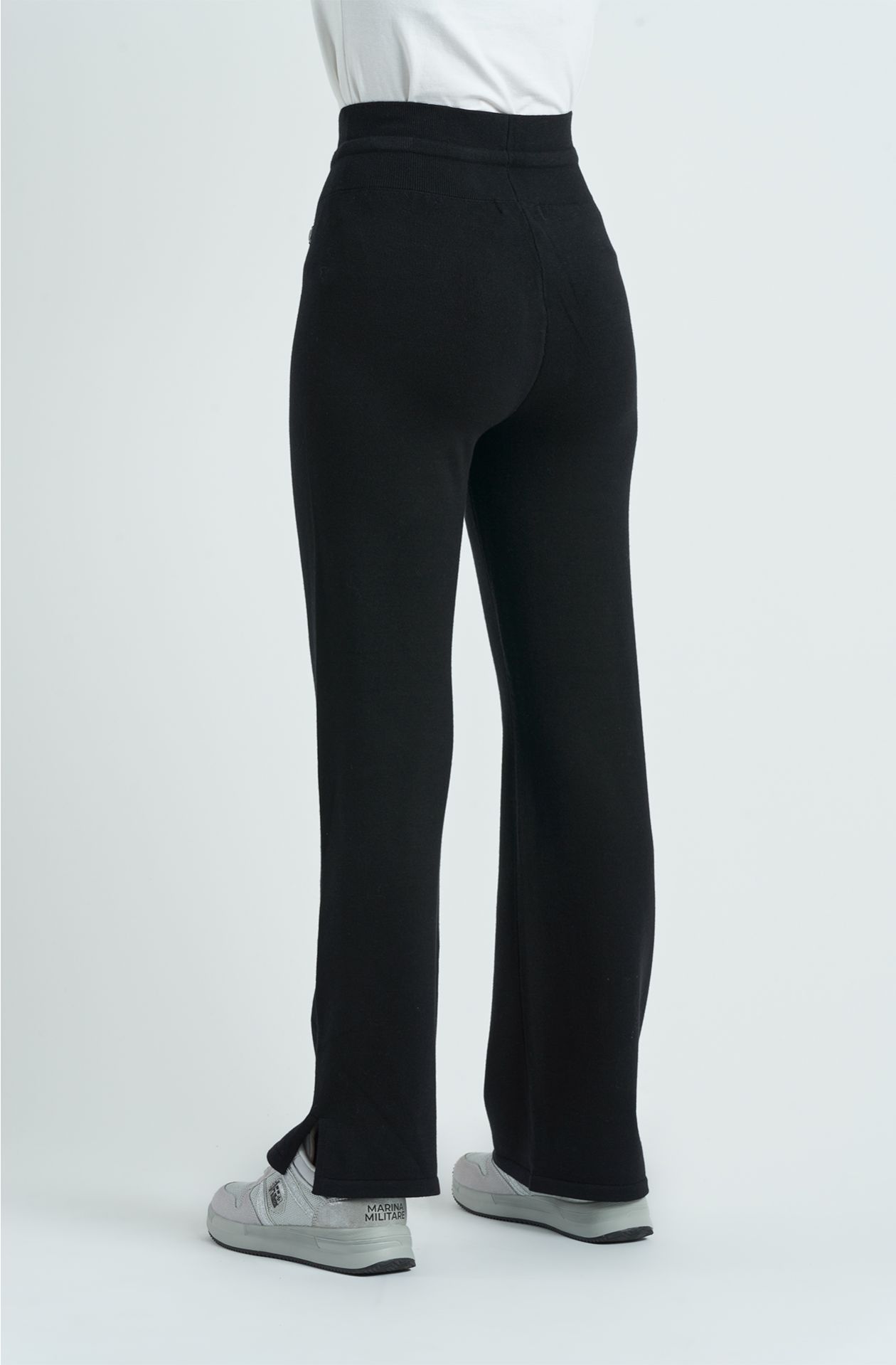 Jogger da donna in maglia misto cotone