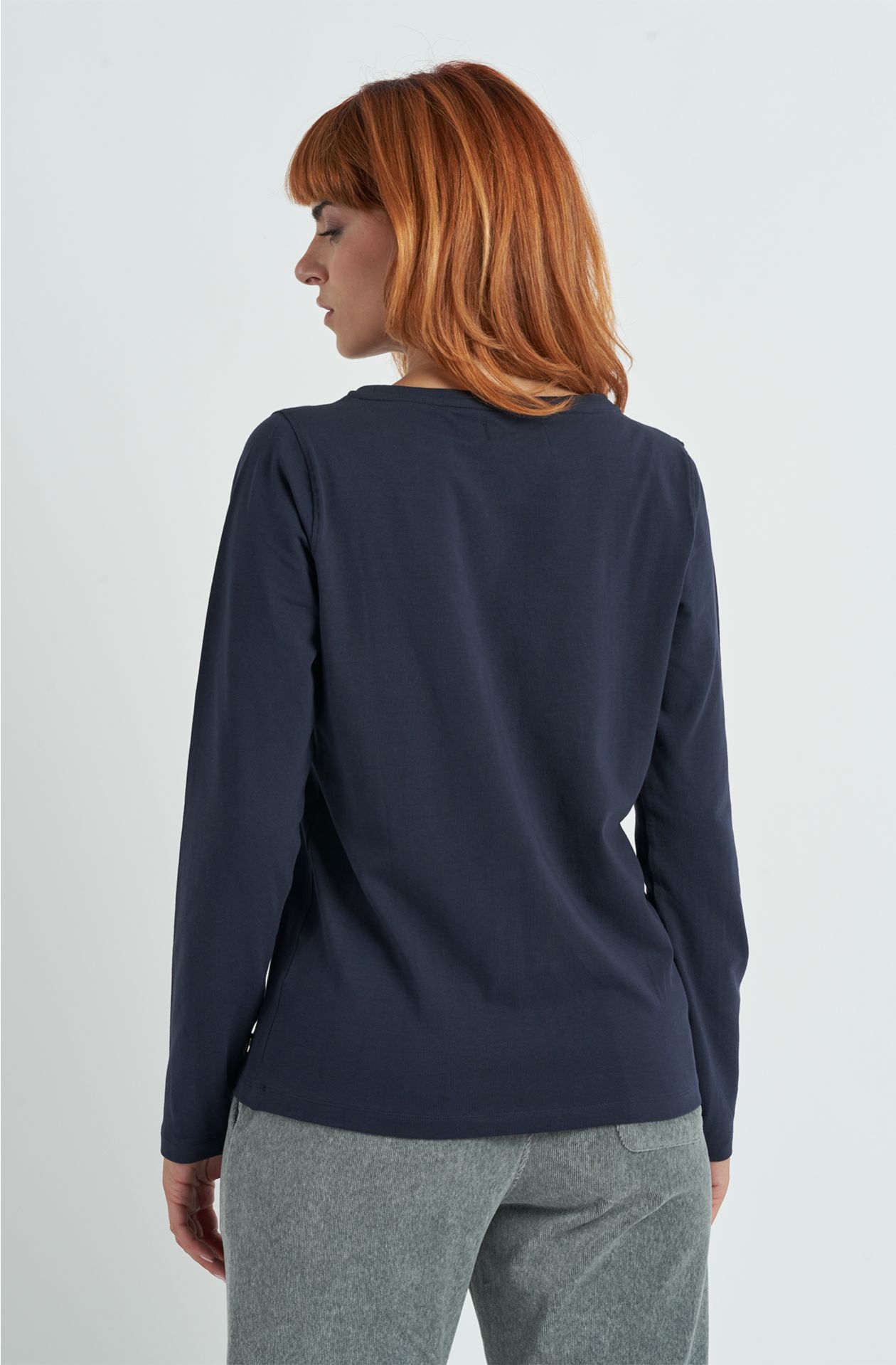 T-shirt da donna in cotone jersey