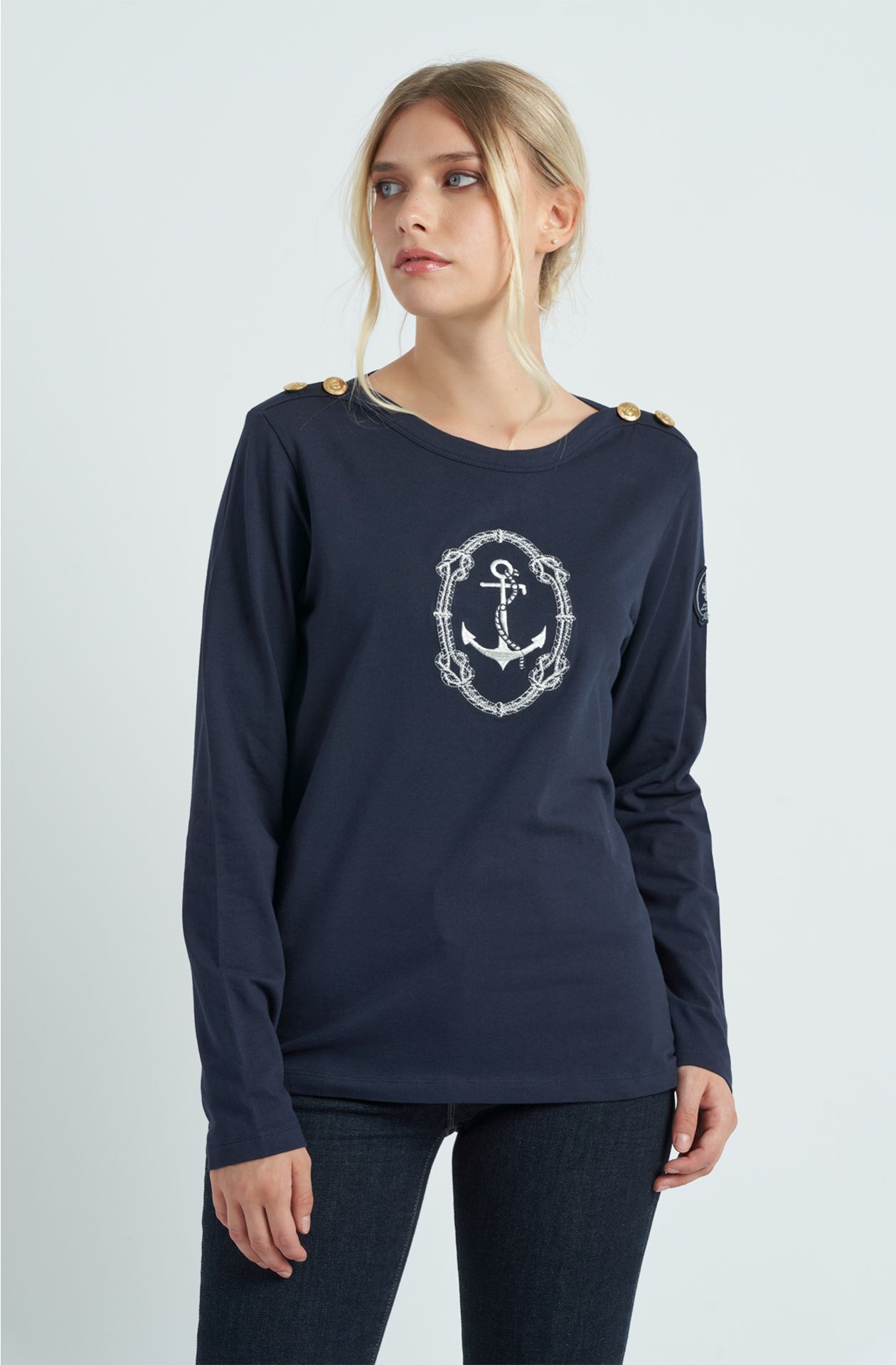 T-shirt da donna Amerigo Vespucci in cotone
