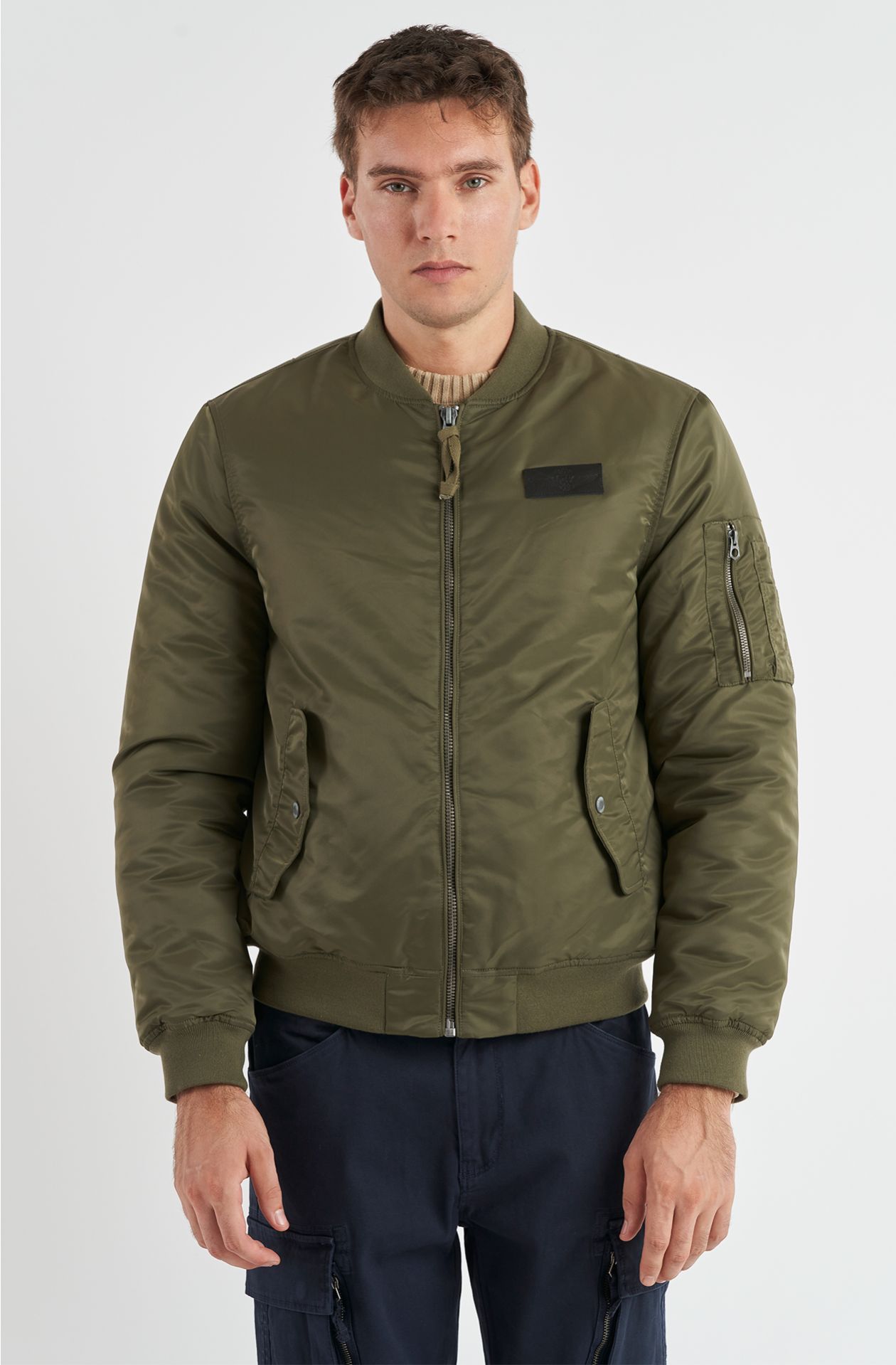 Bomber da uomo Aviazione Navale in nylon