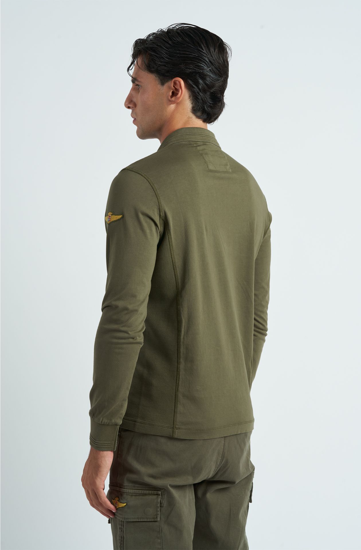 Polo da uomo Aviazione Navale in cotone