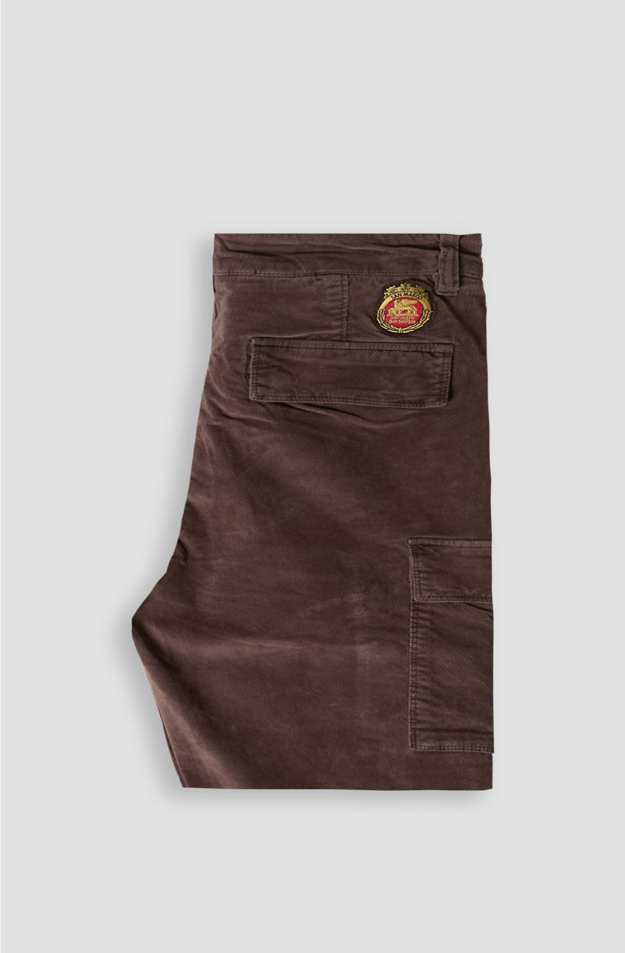 Pantalone cargo da uomo Brigata Marina San Marco in velluto