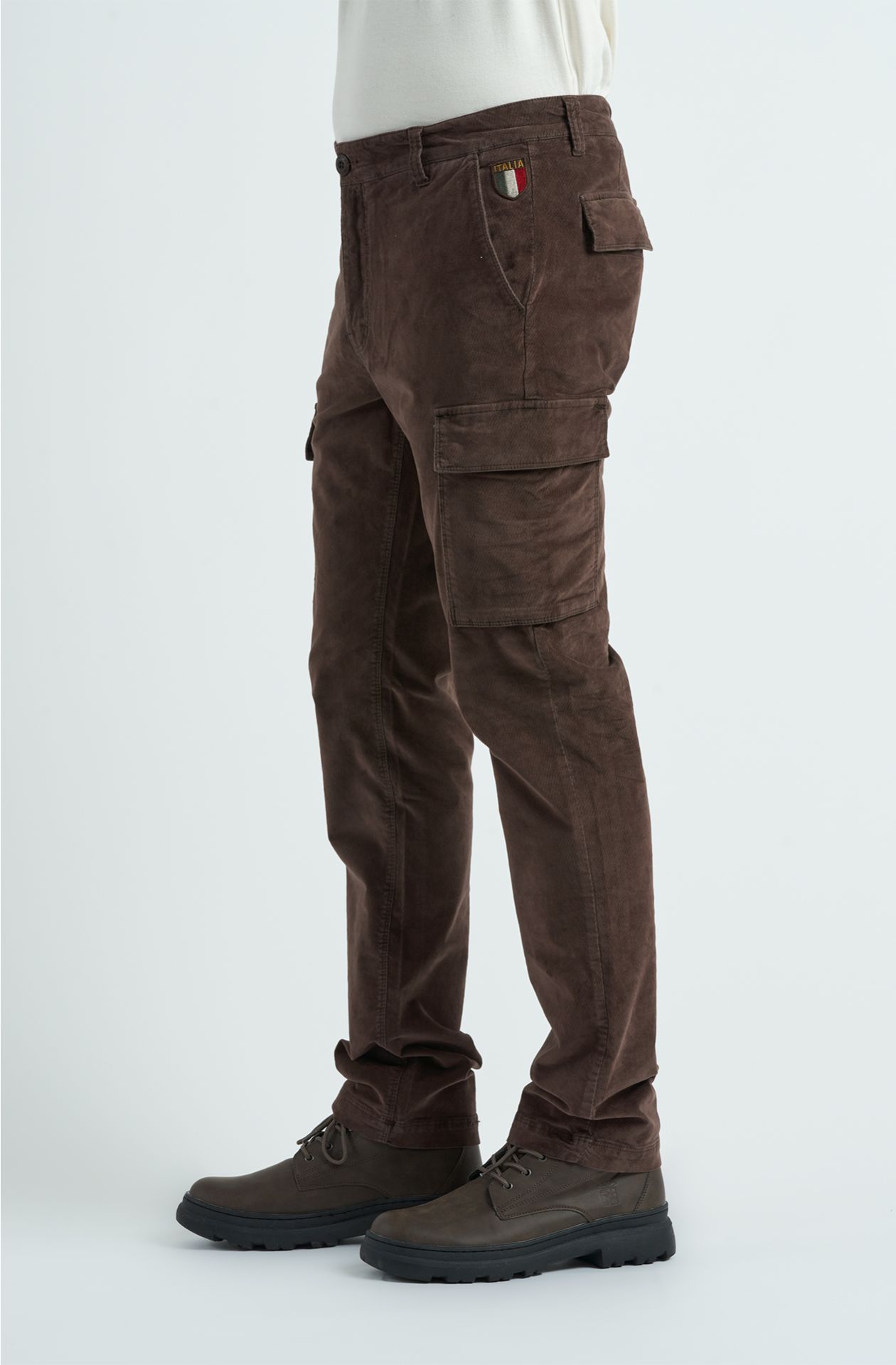 Pantalone cargo da uomo Brigata Marina San Marco in velluto