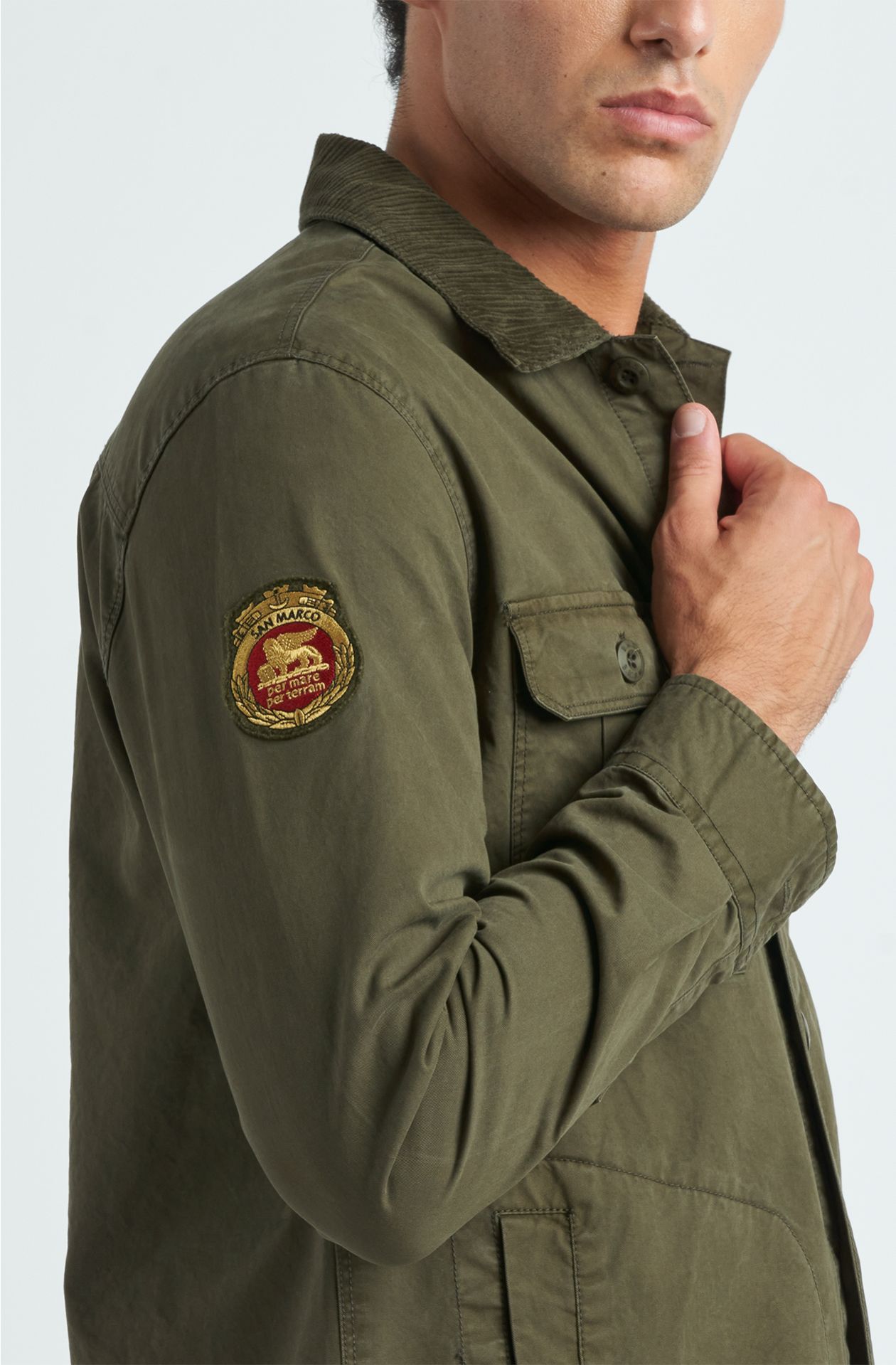 Men's Brigata Marina San Marco Cotton Shirt