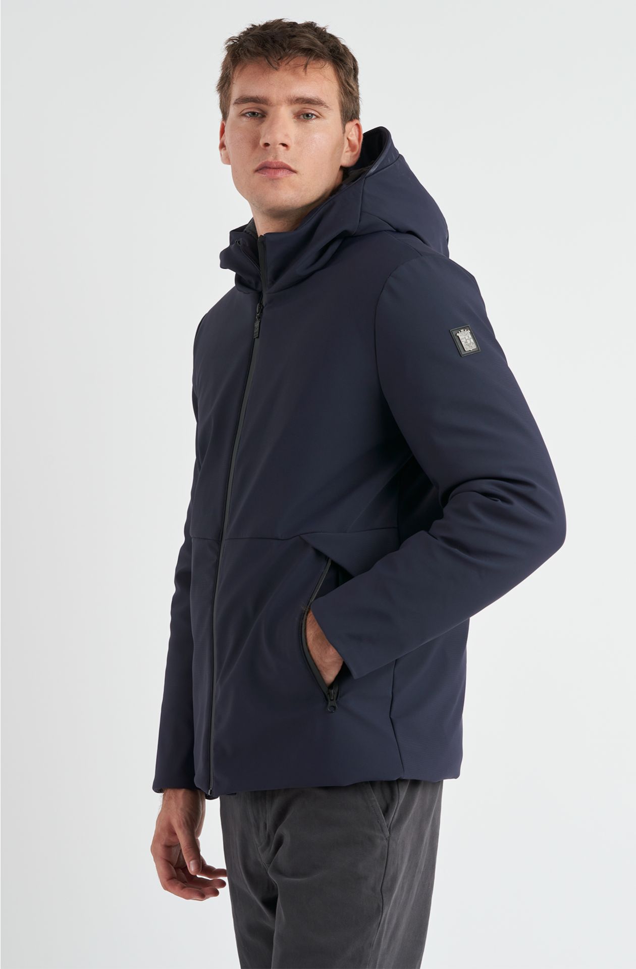Giaccone da uomo in softshell