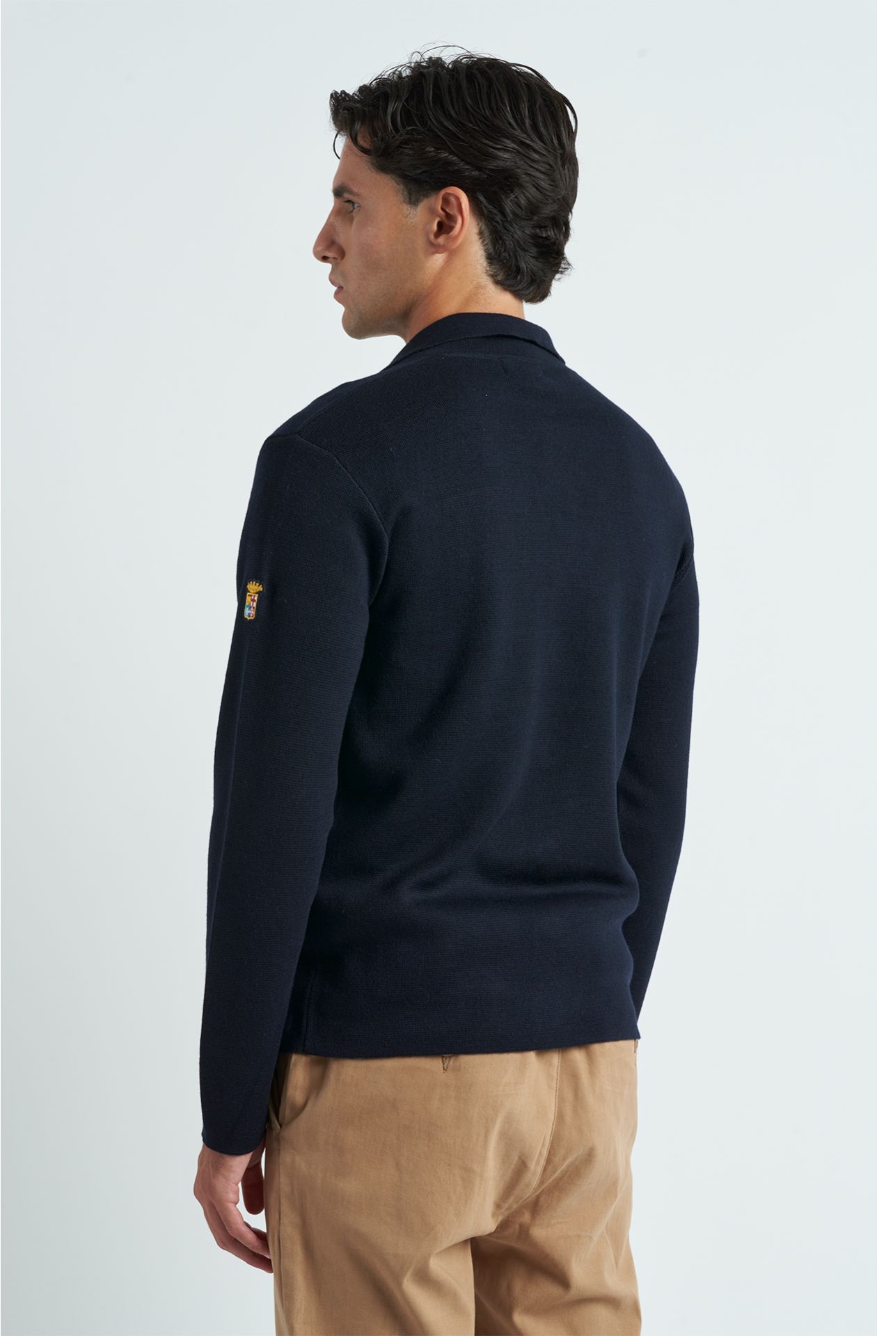 Cardigan da uomo in maglia stoffa