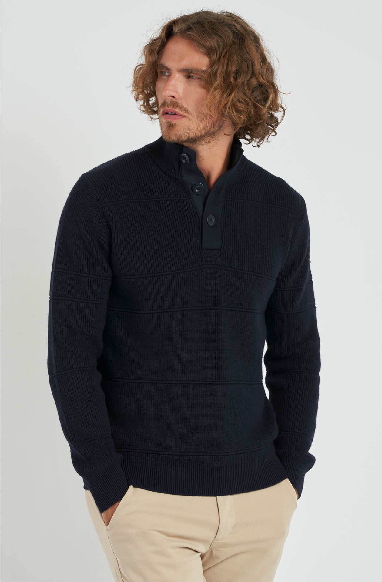 Maglia da uomo Amerigo Vespucci in misto lana