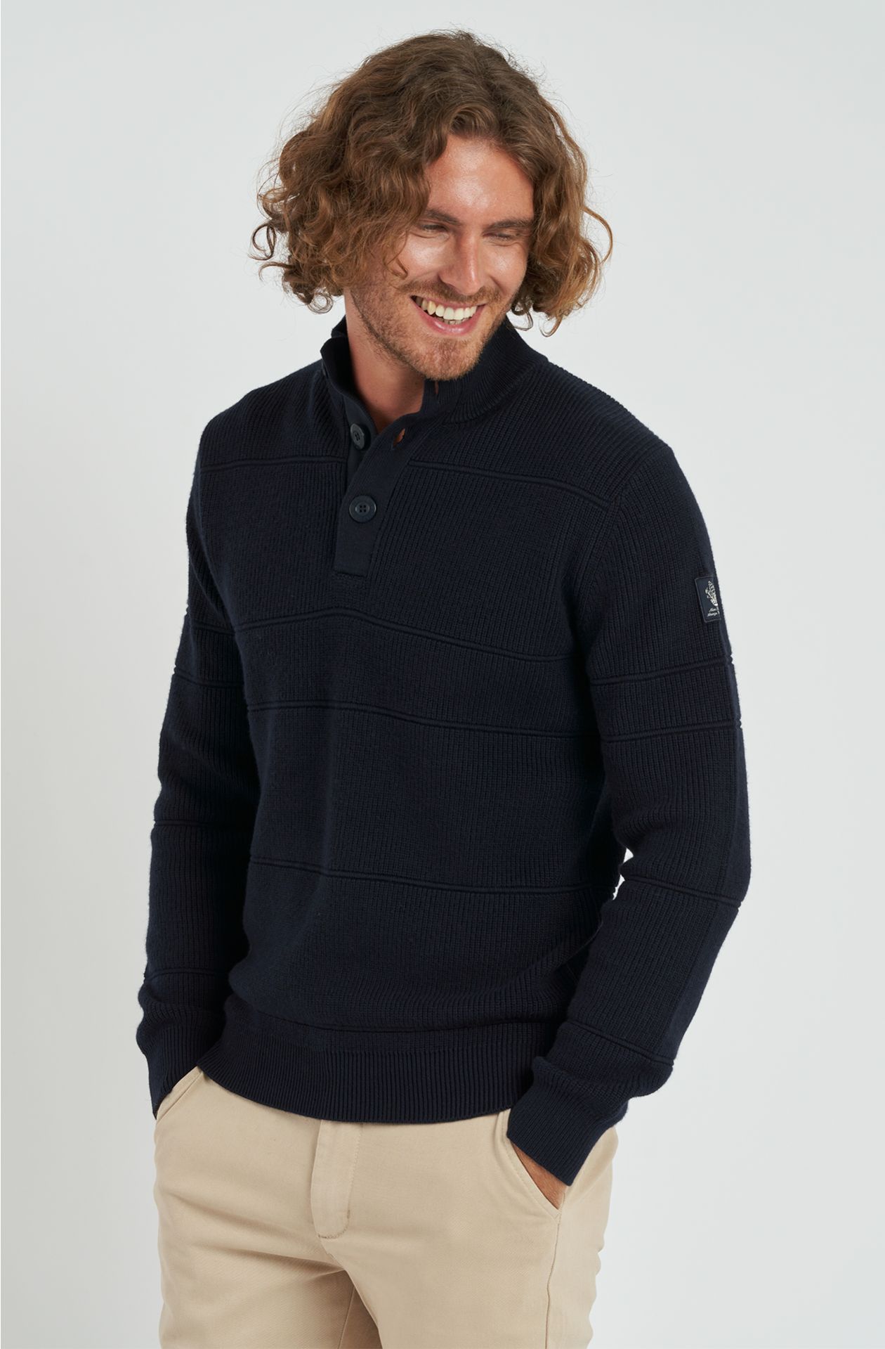 Maglia da uomo Amerigo Vespucci in misto lana