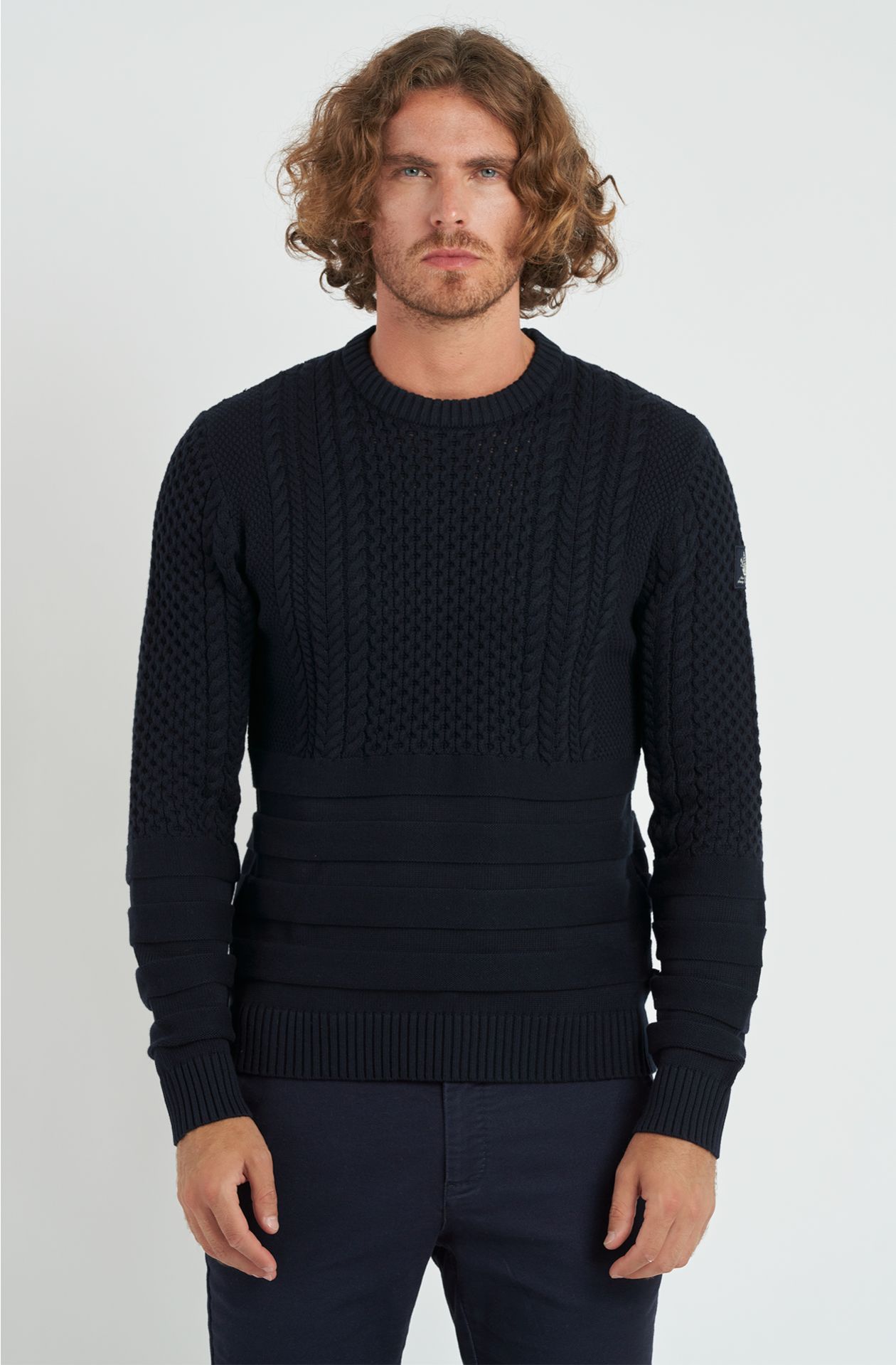 Men's Amerigo Vespucci Cotton Blend Sweater