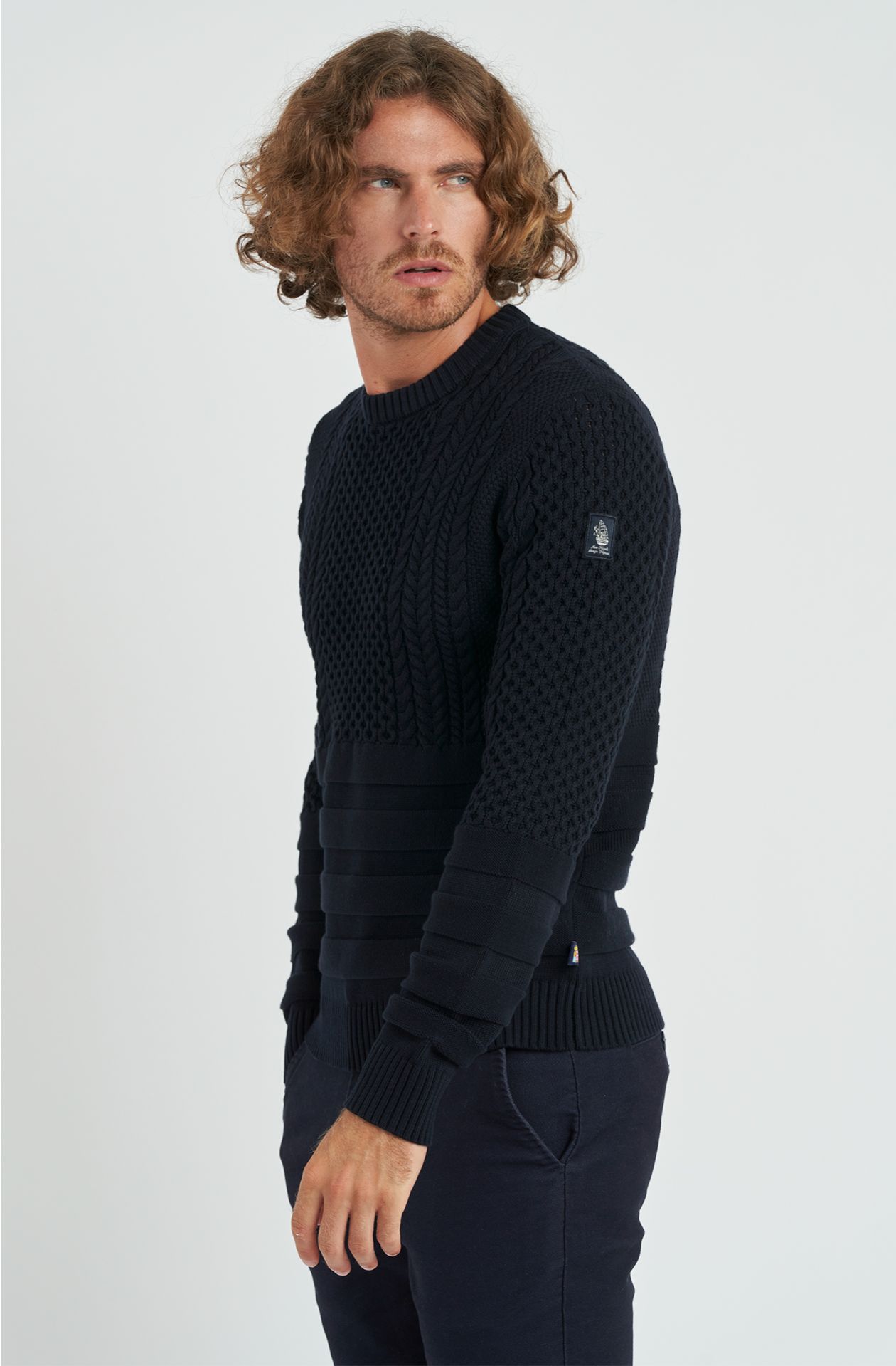 Men's Amerigo Vespucci Cotton Blend Sweater