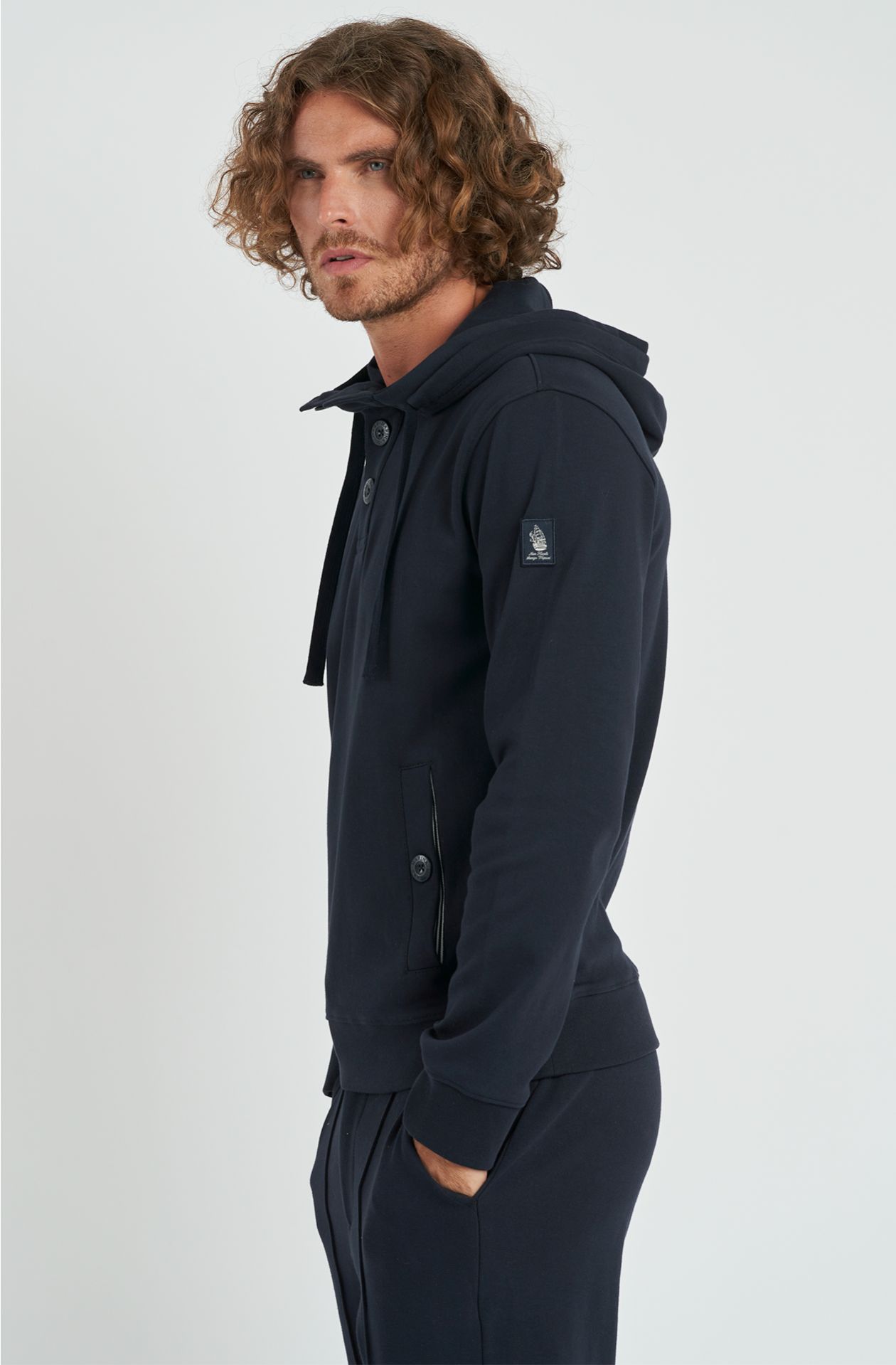 Felpa da uomo Amerigo Vespucci in interlock