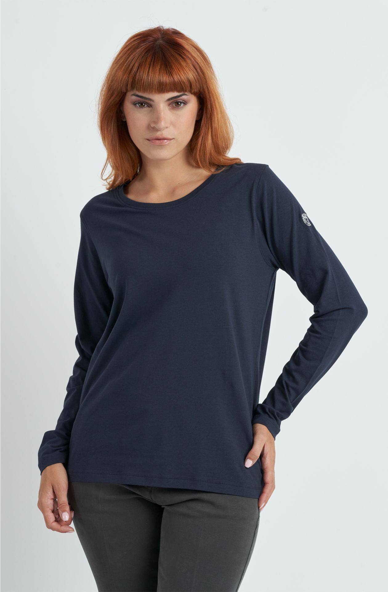 T-shirt da donna in cotone linea essentials