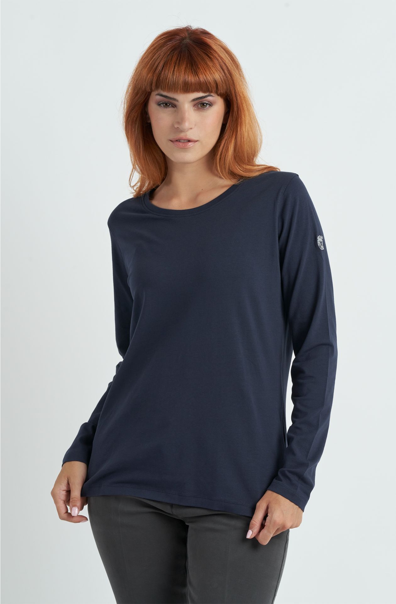 T-shirt da donna in cotone linea essentials