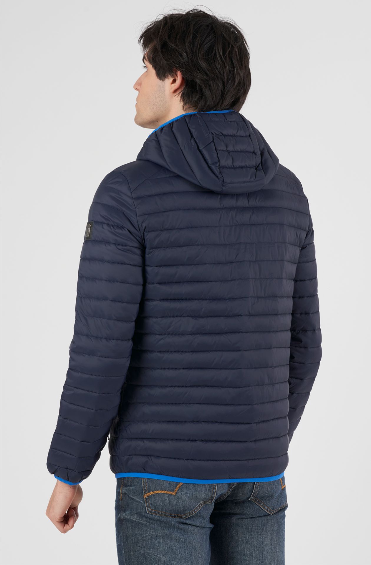 Giubbotto uomo in nylon impunturato