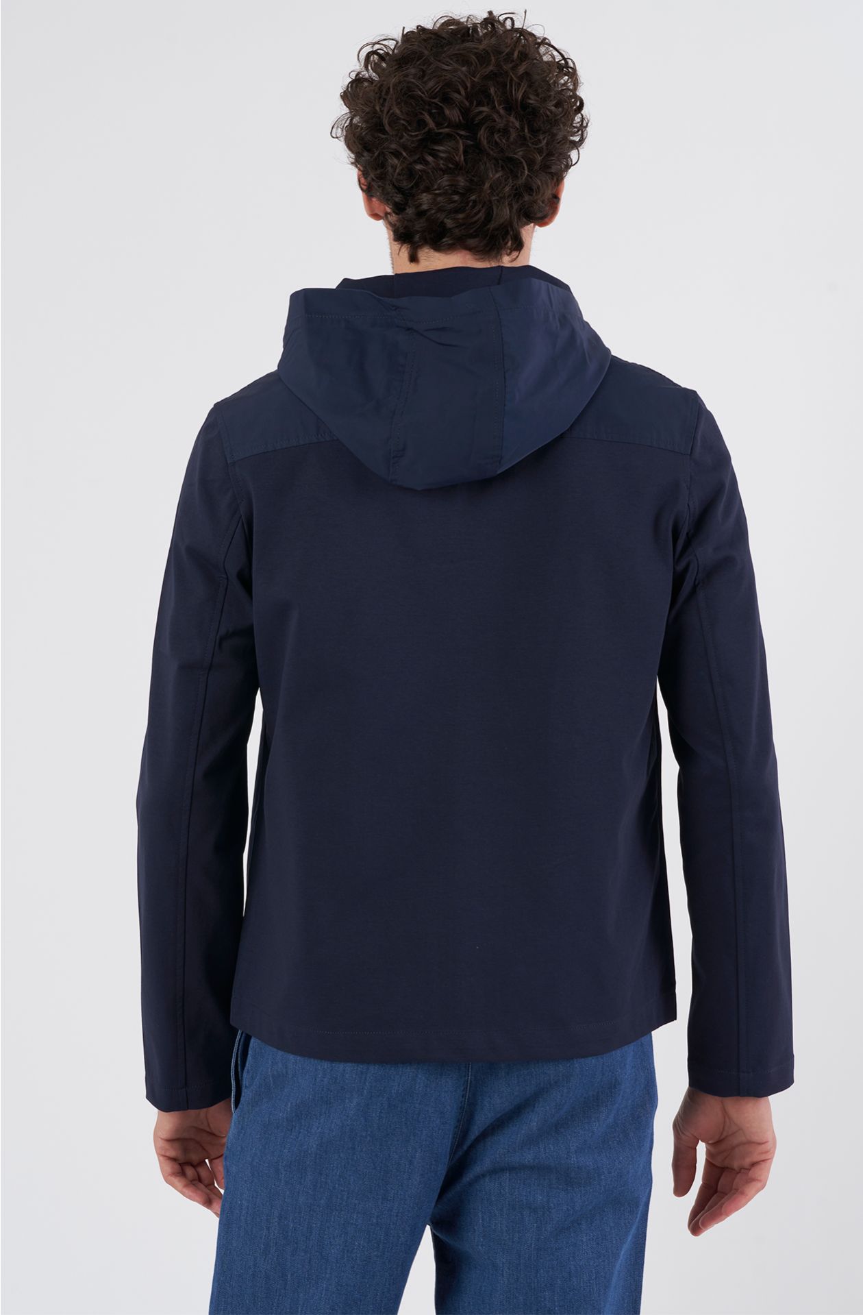 Giubbotto uomo in misto cotone