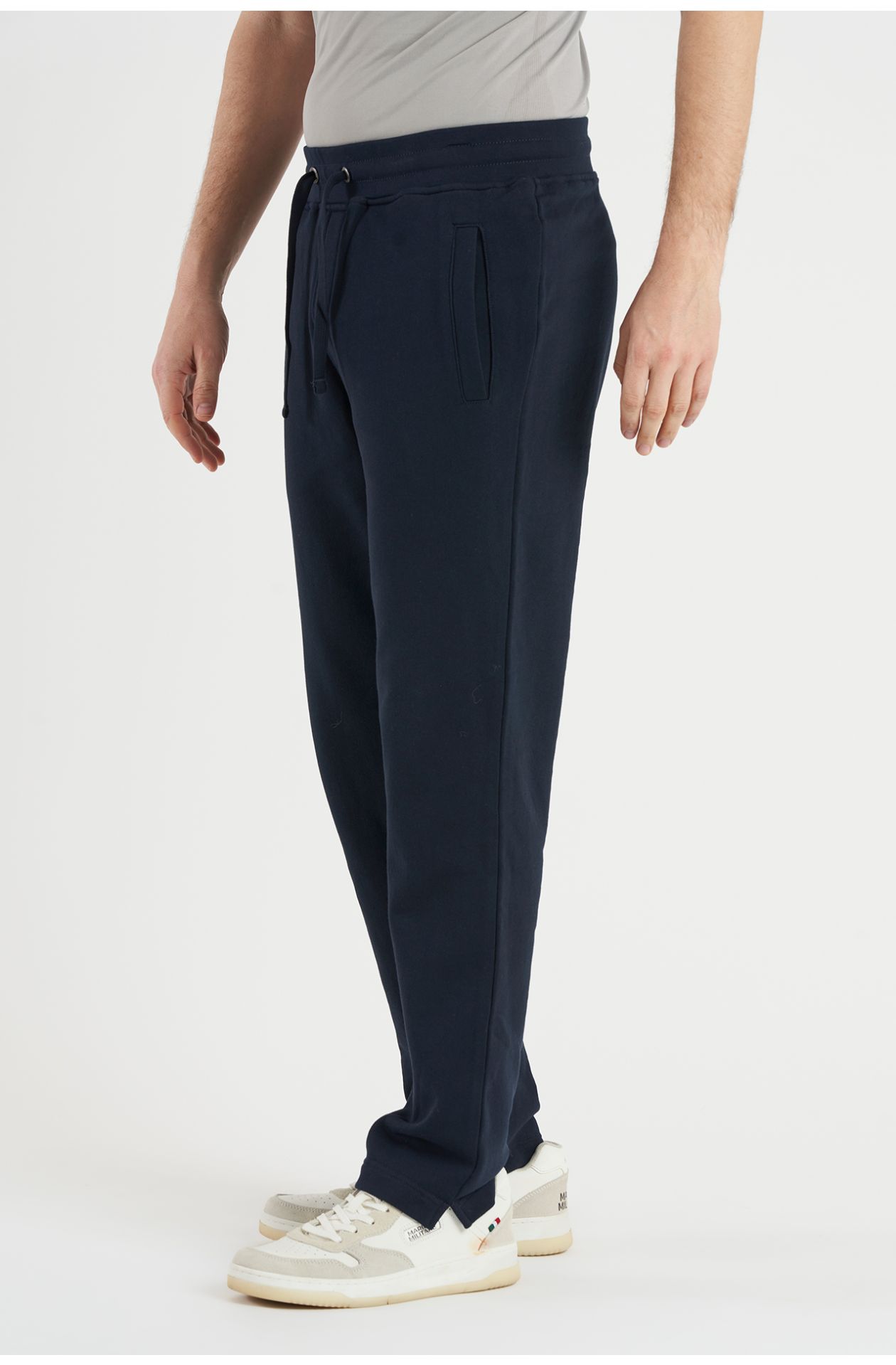 Jogger uomo in cotone reparto volo