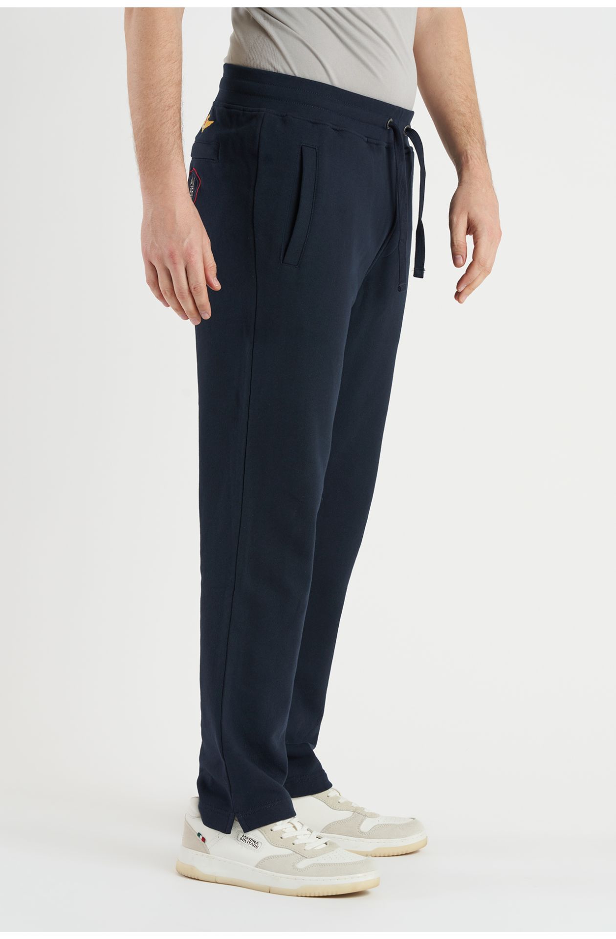 Jogger uomo in cotone reparto volo