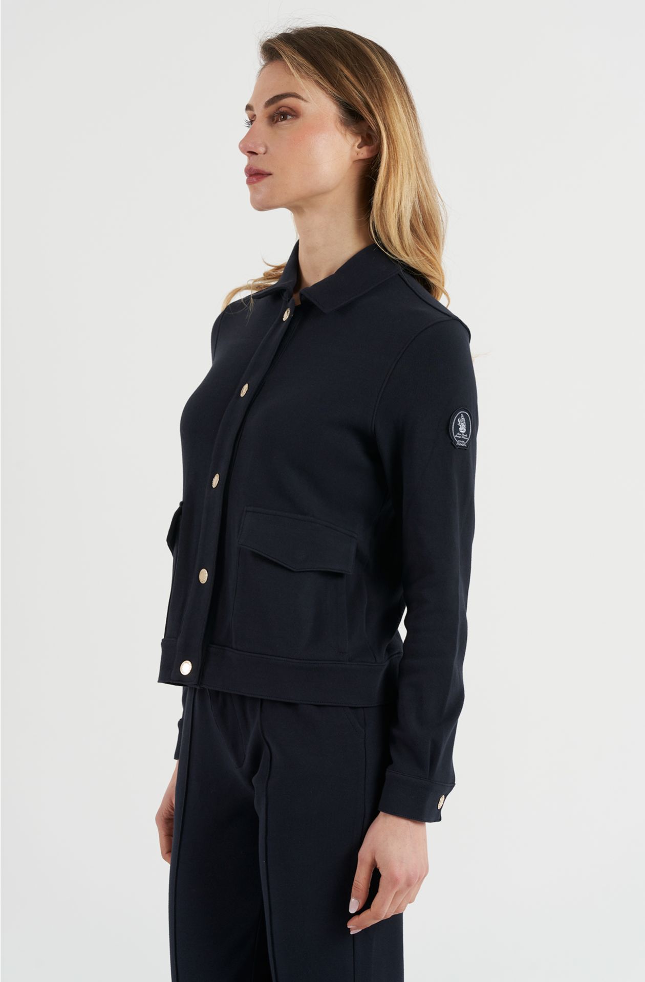 Felpa donna Amerigo Vespucci in misto cotone