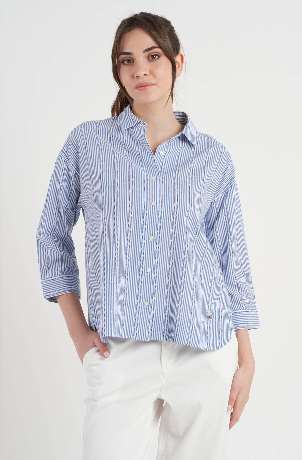 Camicia donna Amerigo Vespucci  in cotone