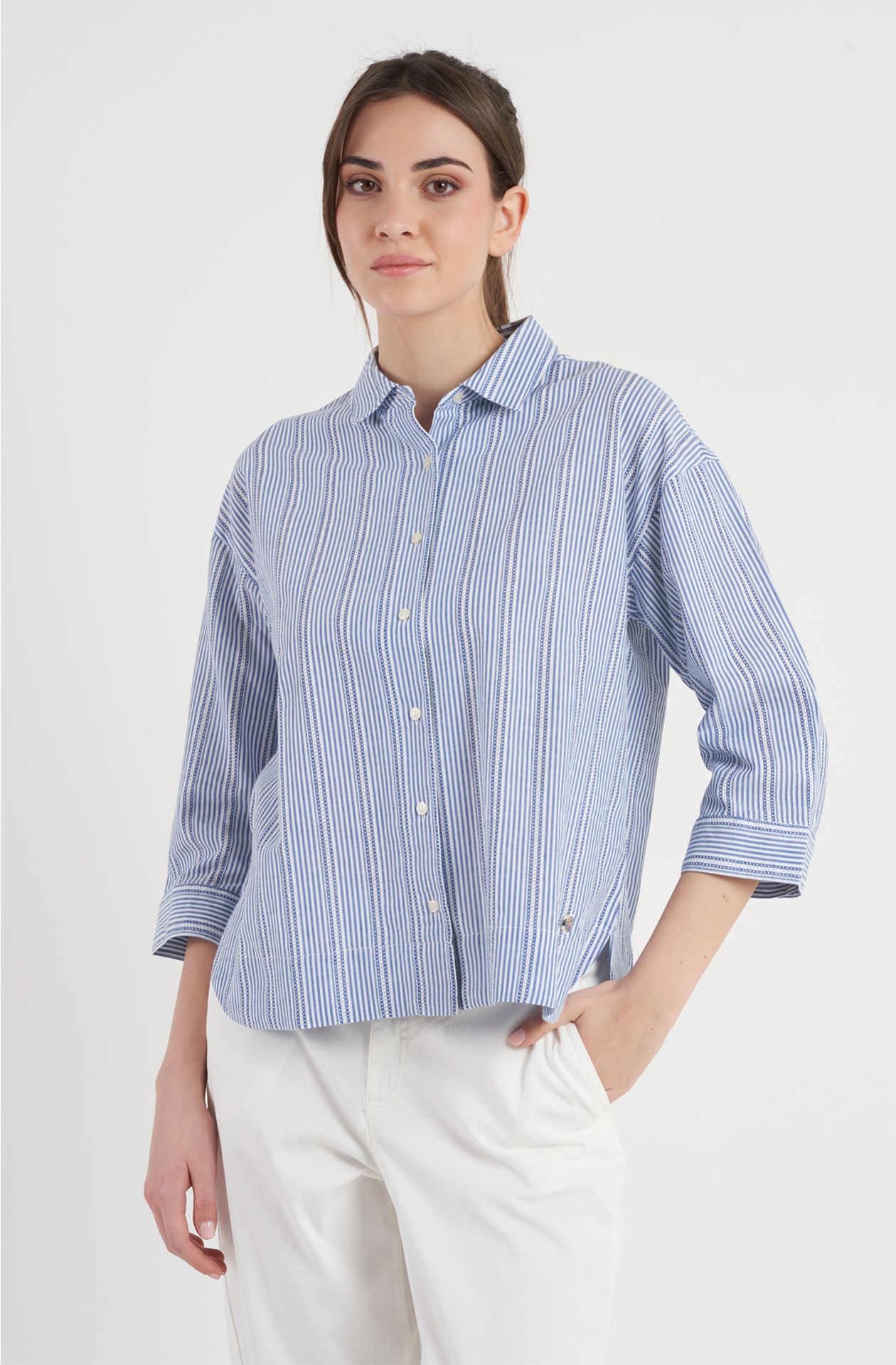 Camicia donna Amerigo Vespucci  in cotone