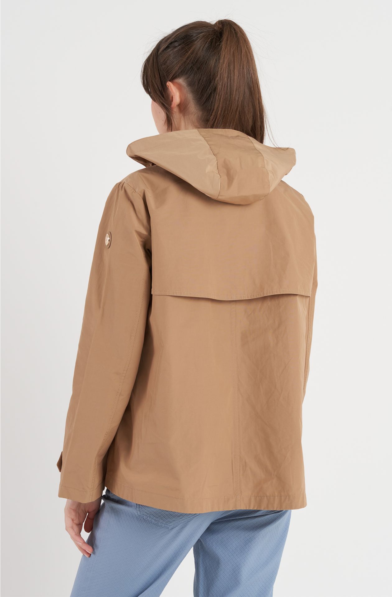 Peacoat donna in cotone impermeabile