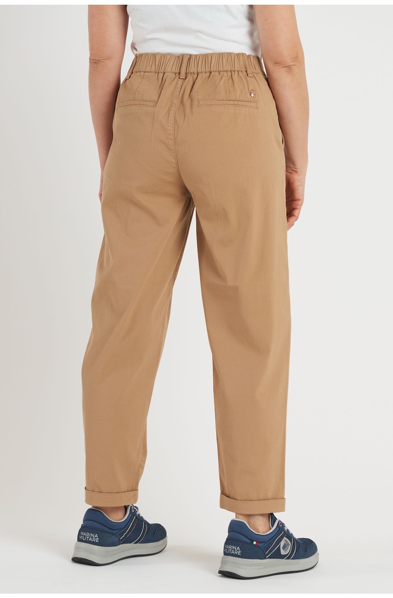 Pantalone donna chino in cotone