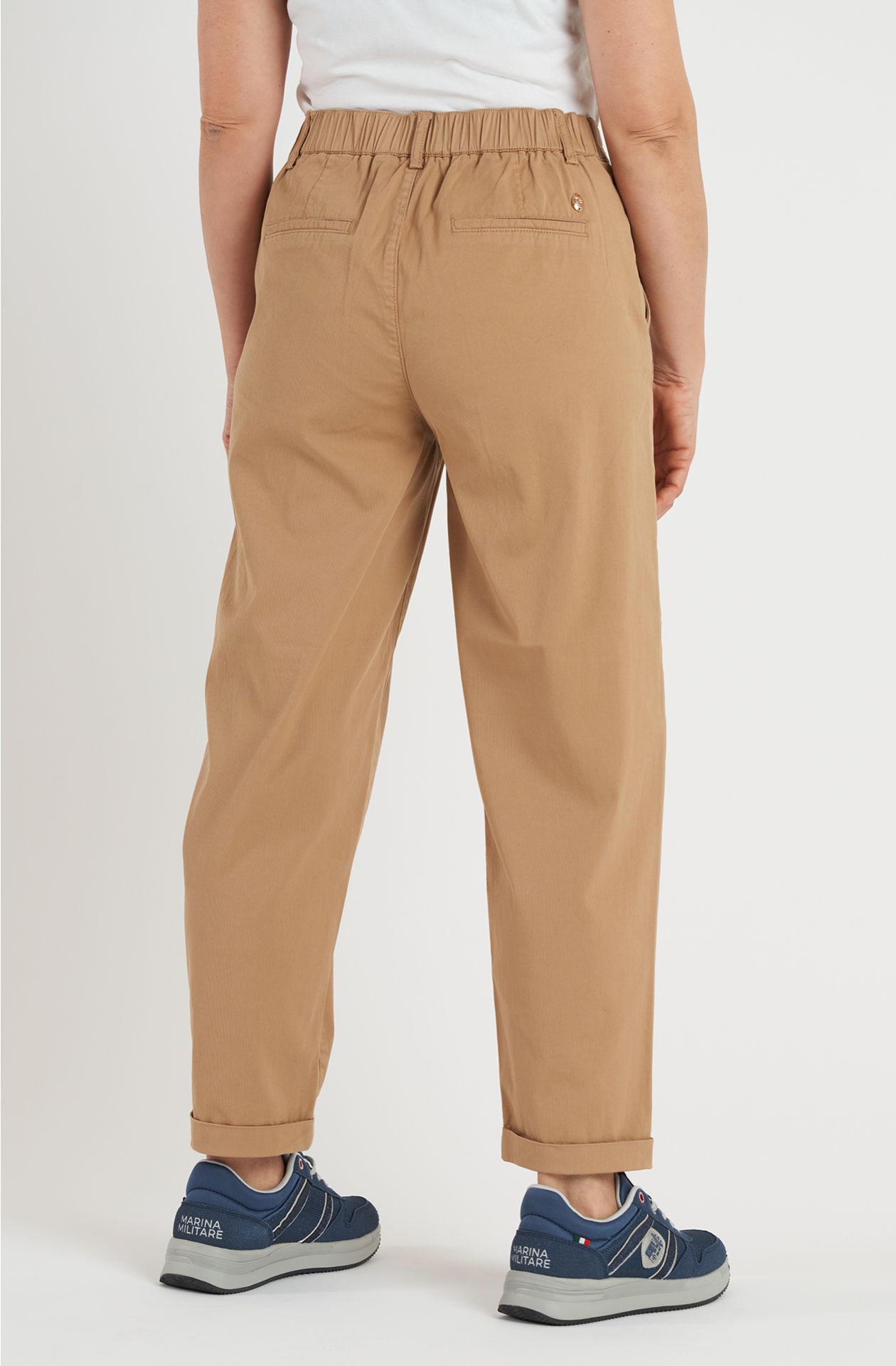 Pantalone donna chino in cotone