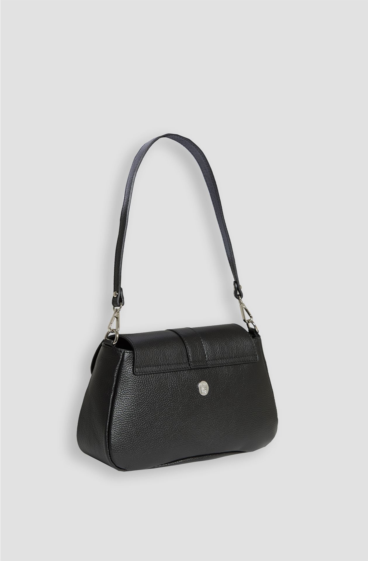 Women's hammered leather handbag