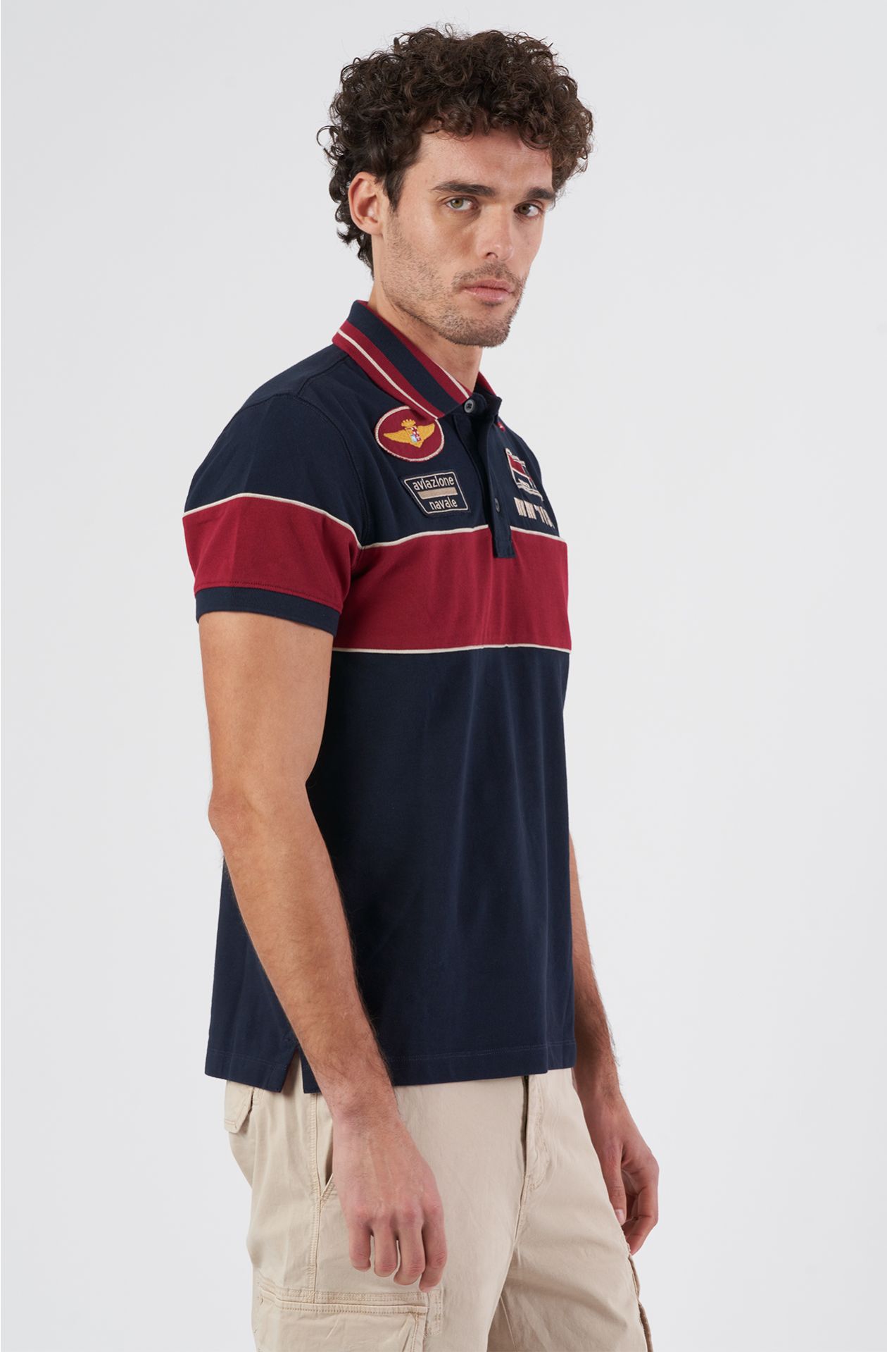 Polo da uomo Grupaer in piquet