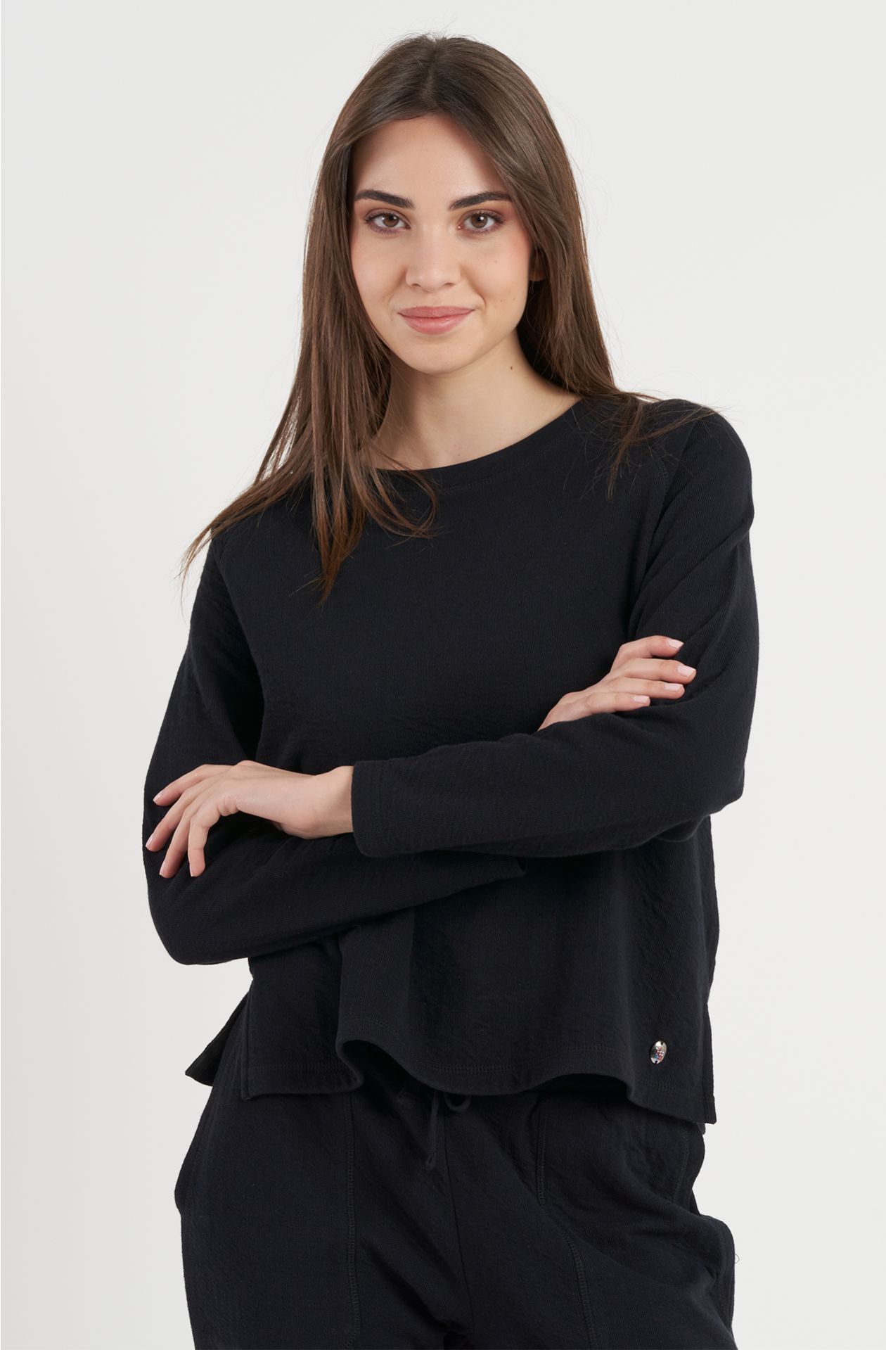 Felpa donna in cotone 100%