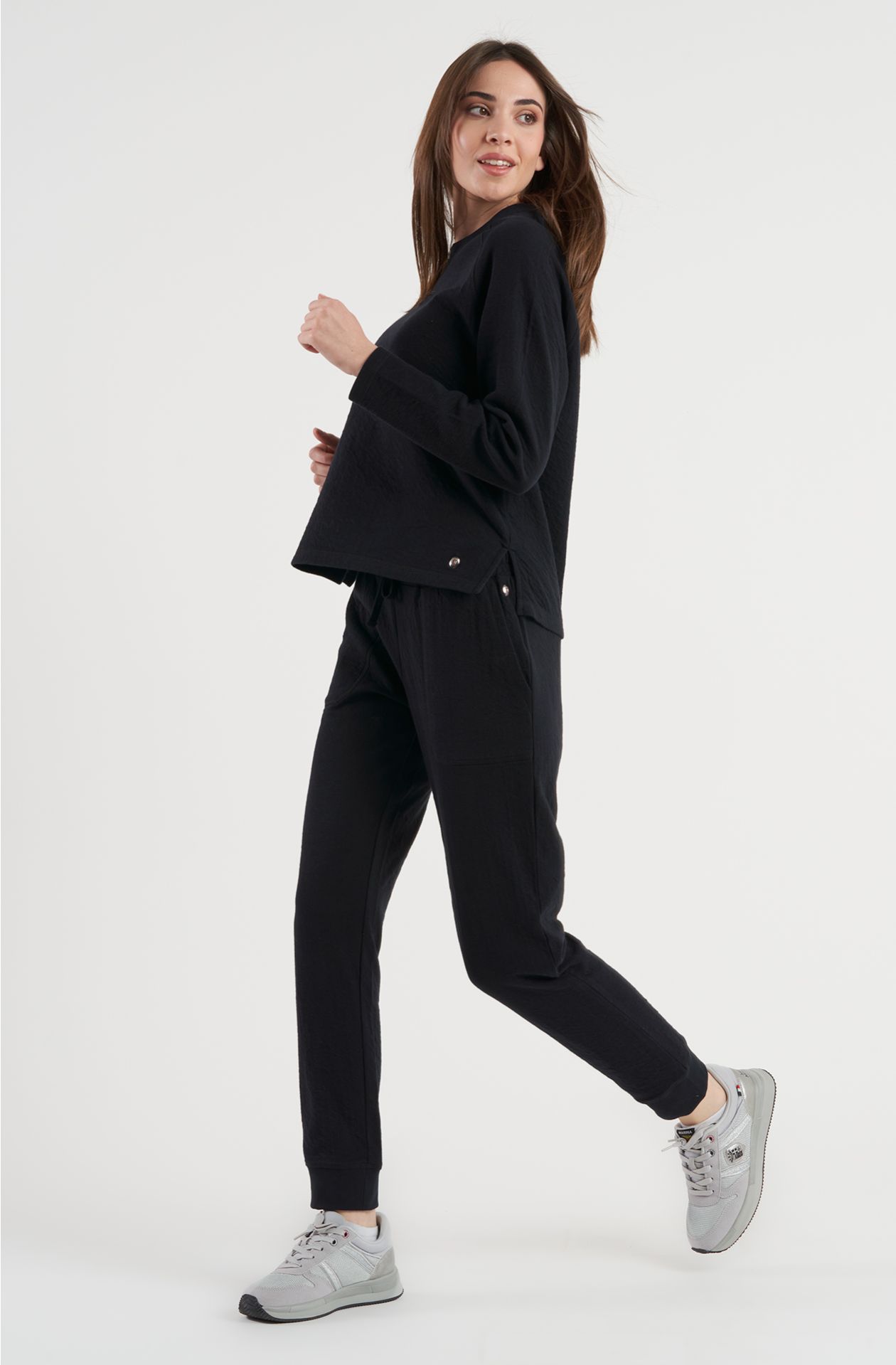 Felpa donna in cotone 100%