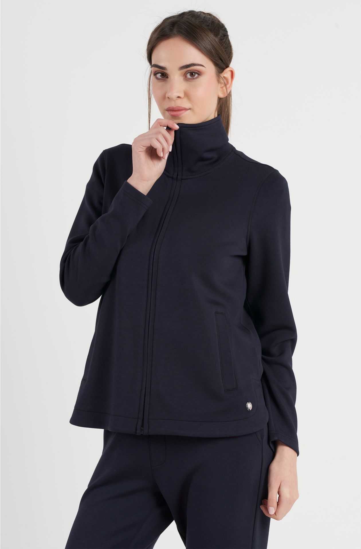 Felpa donna in misto cotone