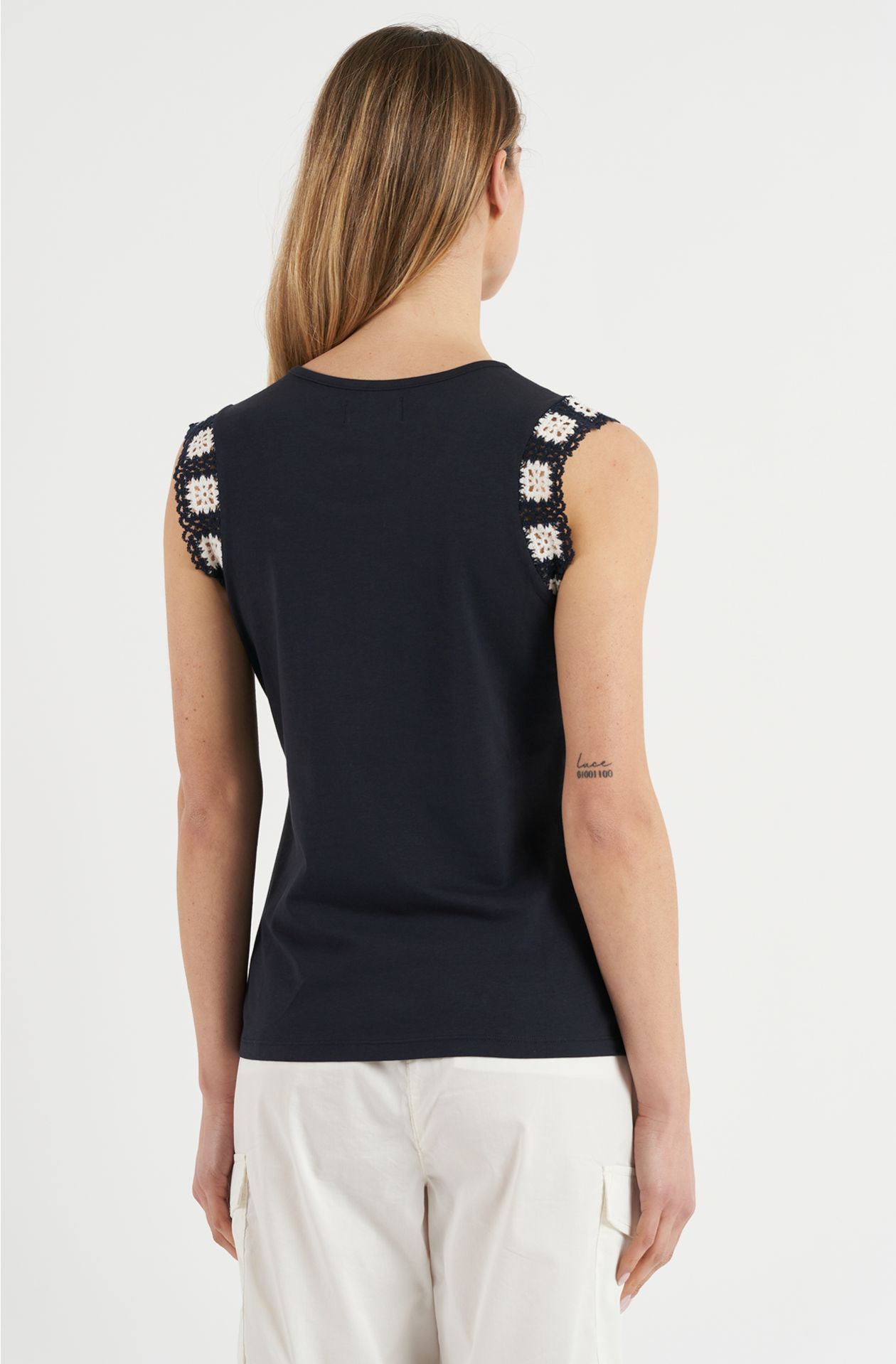 T-shirt donna in cotone jersey