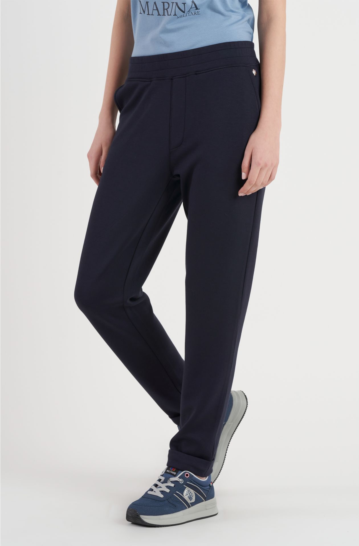 Jogger donna in misto cotone
