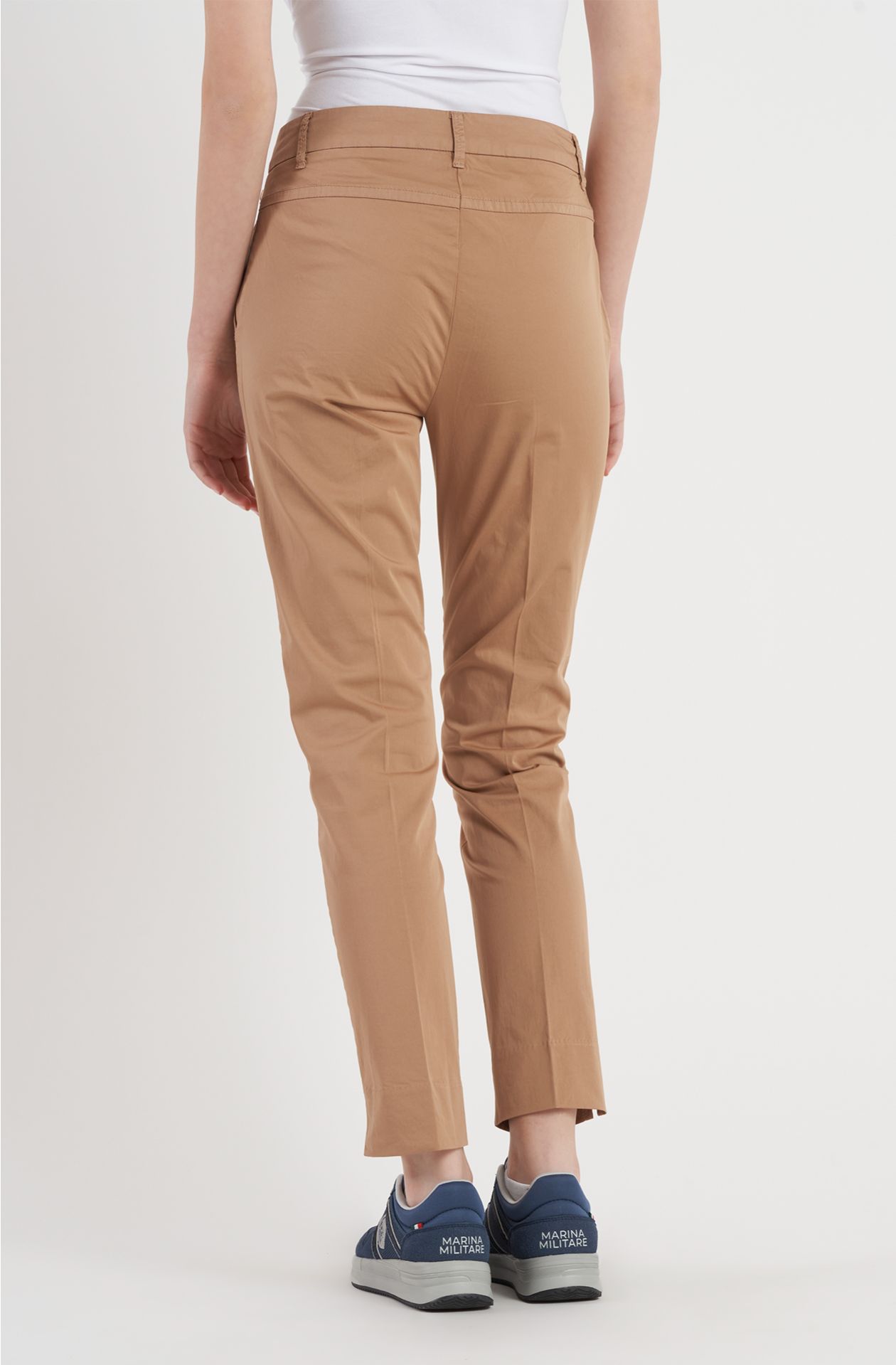 Pantalone donna chino in cotone