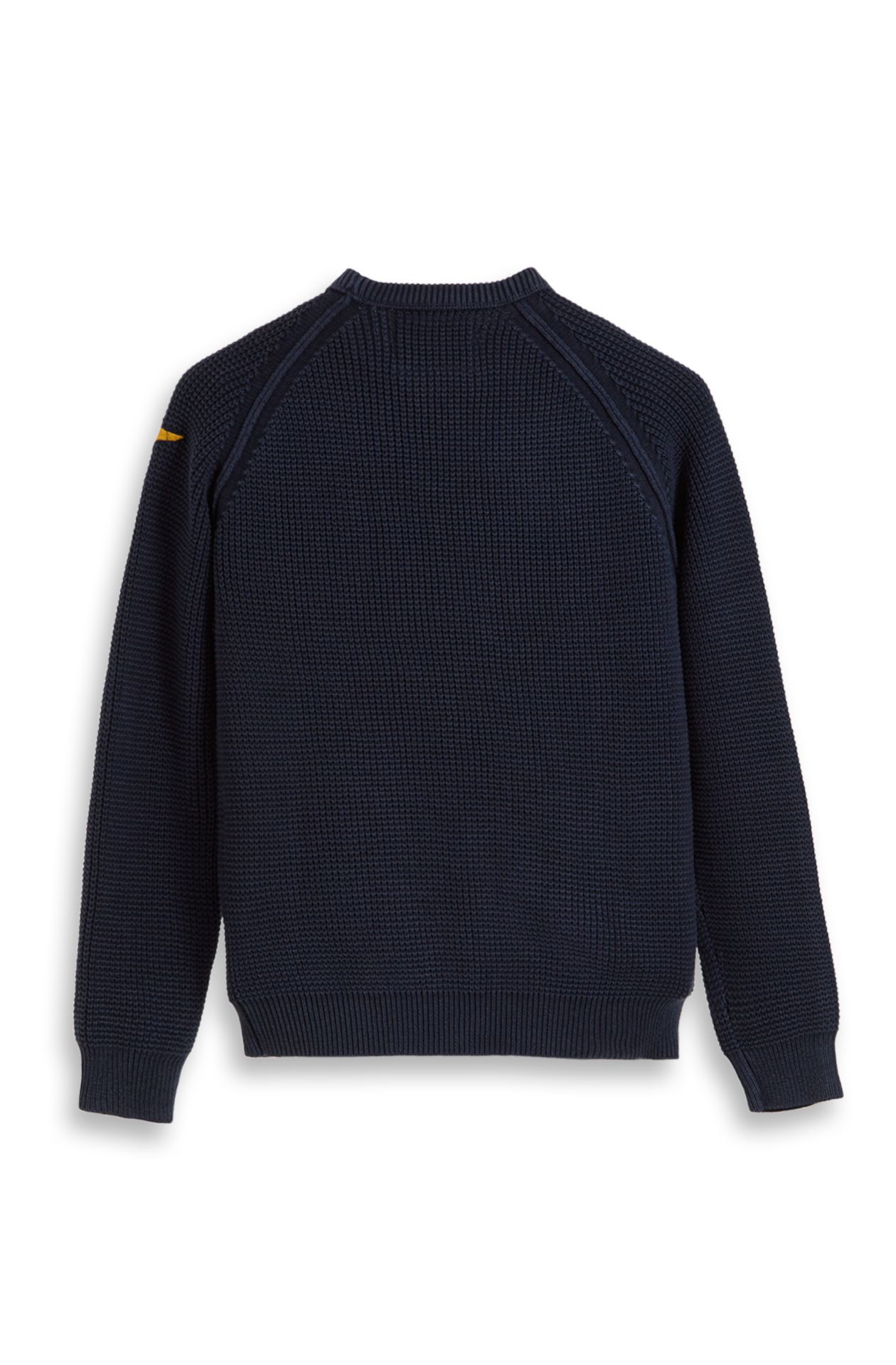 Pull col rond pur coton