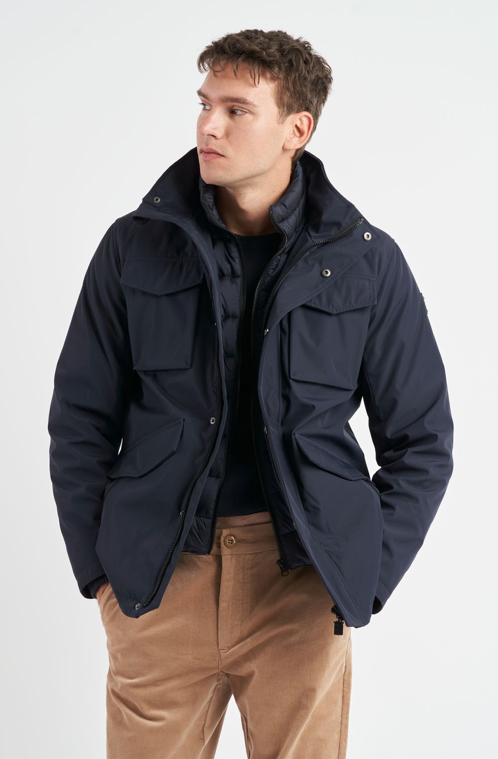 Giaccone da uomo in Softshell