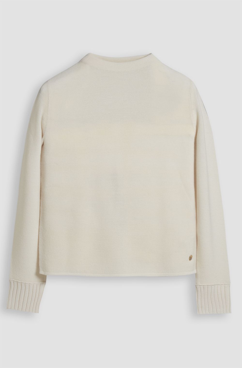 Maglione da donna in misto lana collo a vulcano