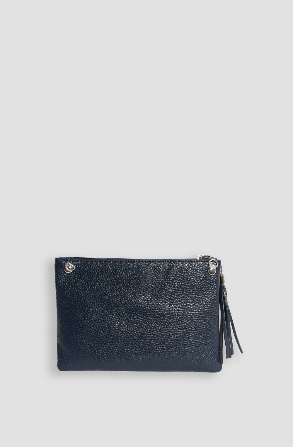 Pochette da donna in pelle martellata