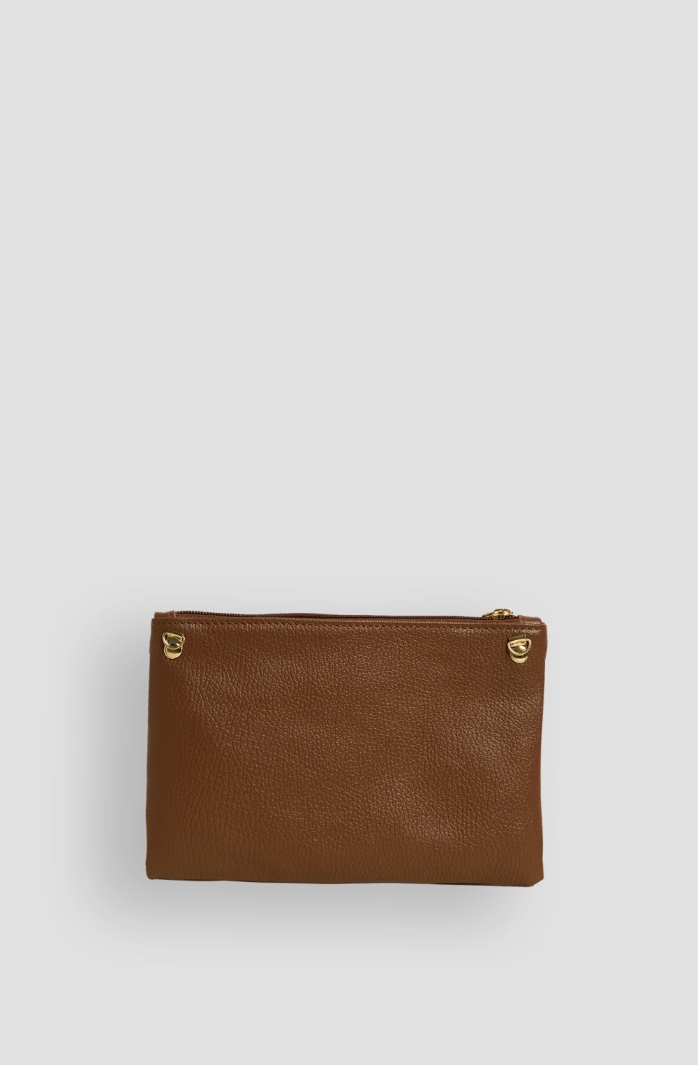 Women's clutch bag in hammered leather