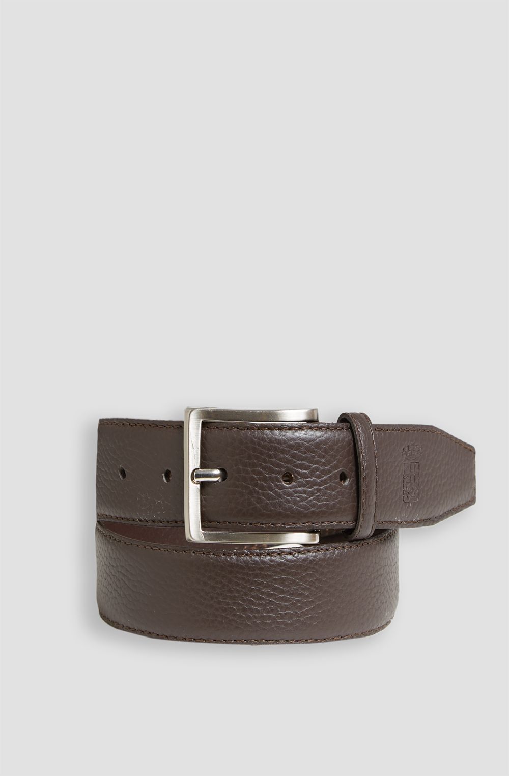 Cintura uomo in vera pelle martellata