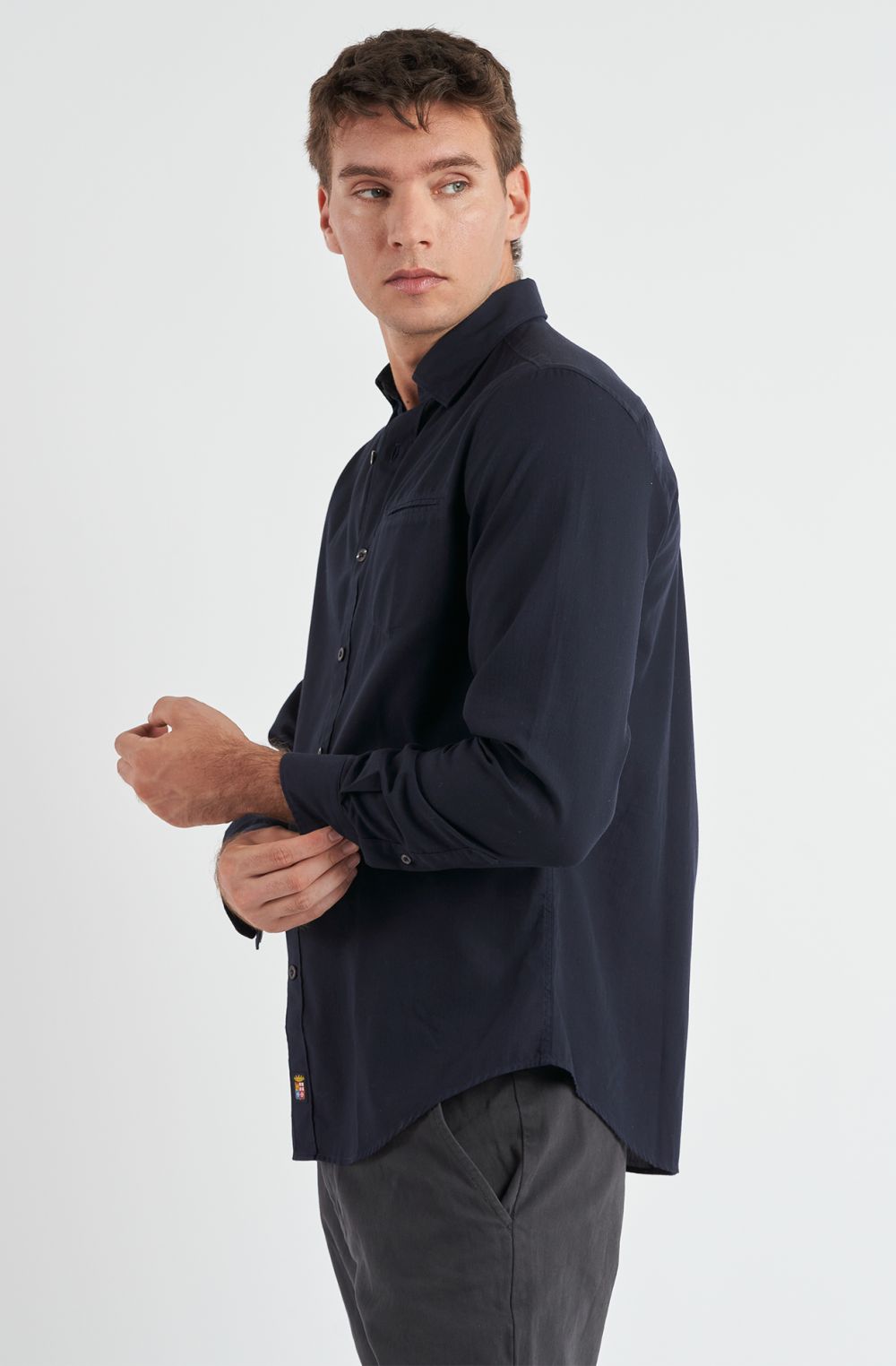 Camicia da uomo in cotone