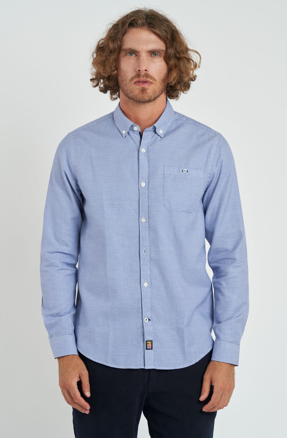 Camicia da uomo in cotone