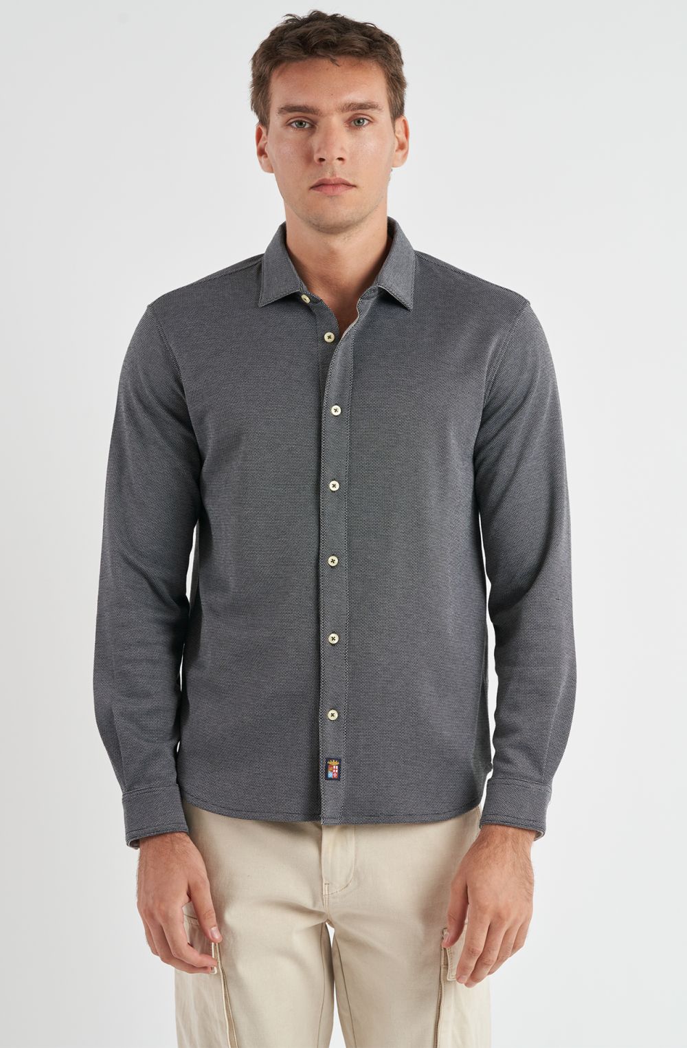 Camicia da uomo in cotone