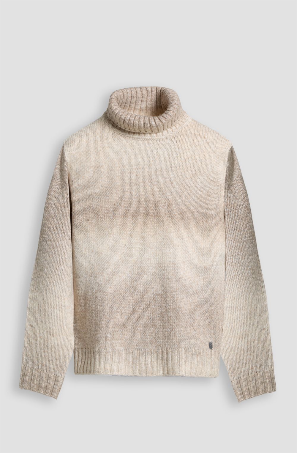 Maglione da uomo in lana collo alto