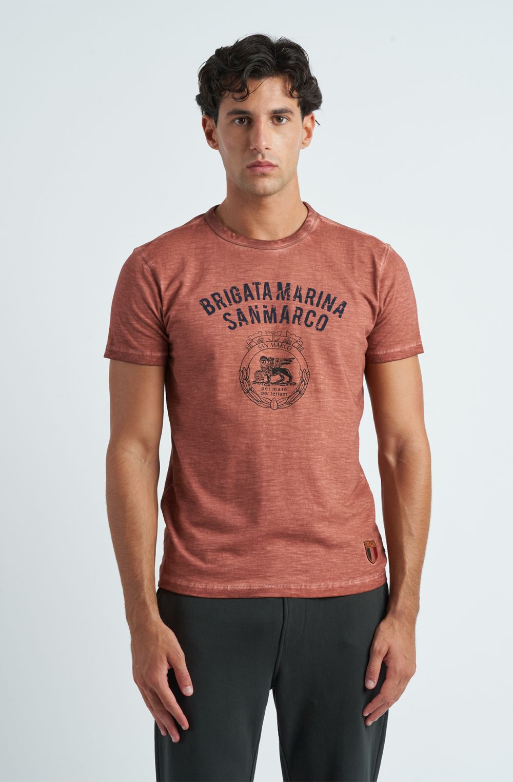 T-shirt da uomo Brigata Marina San Marco in cotone