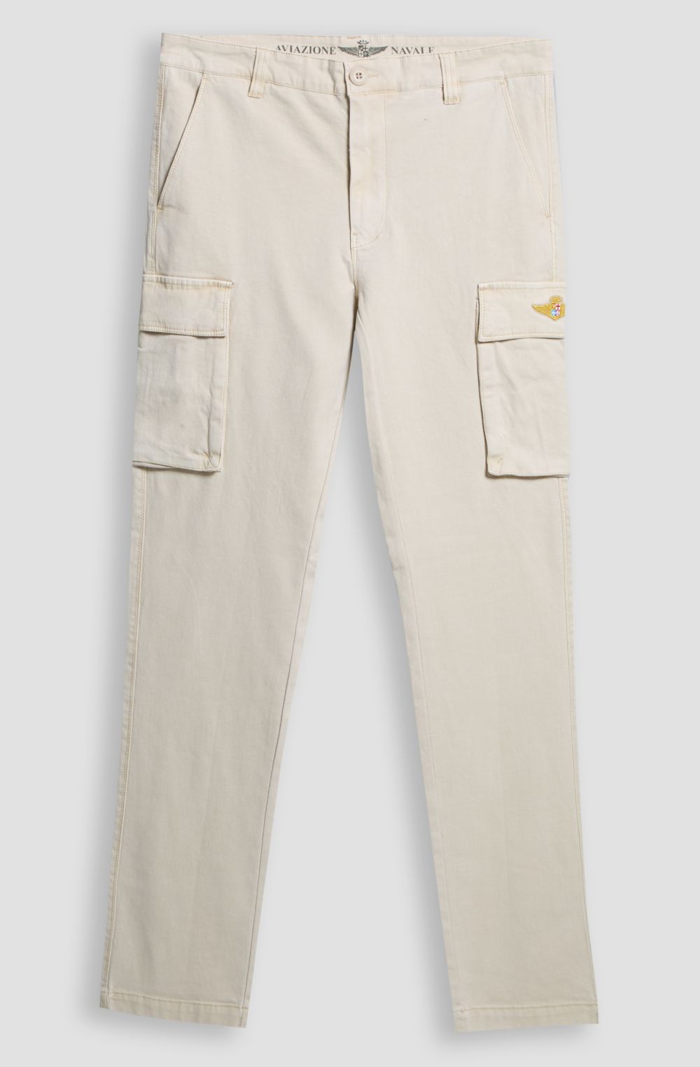 Pantaloni da uomo modello cargo in cotone armaturato