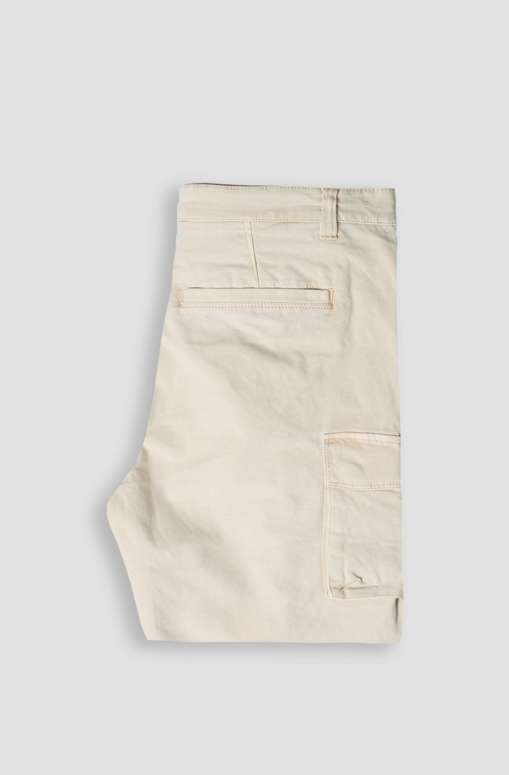 Men's cargo trousers in textured cotton