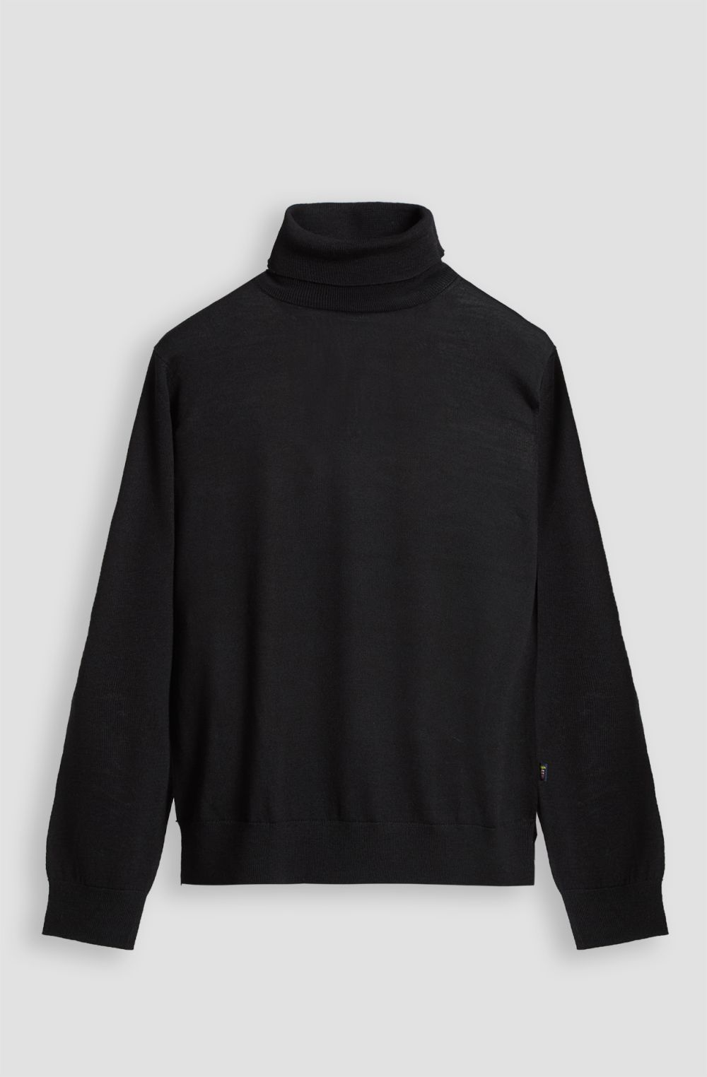 Maglione da uomo in lana merino collo alto